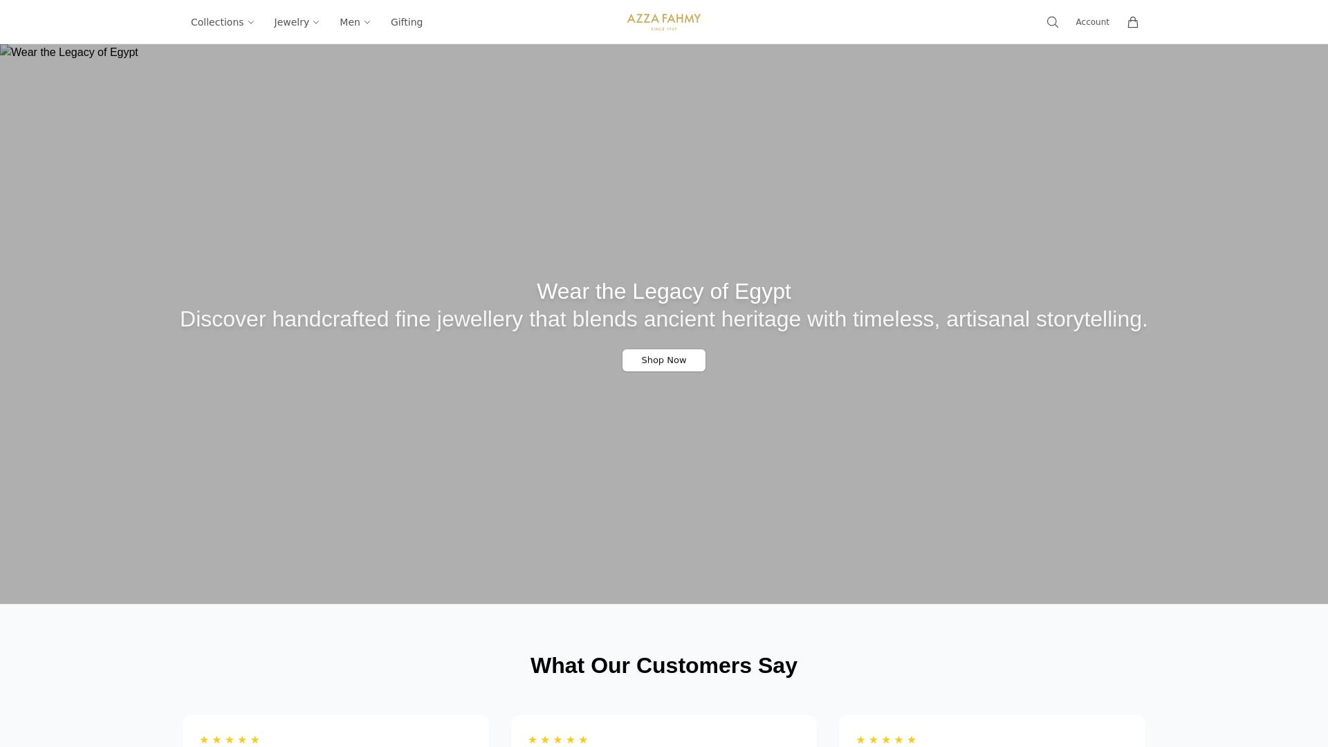 Screenshot of azzafahmystore.shop
