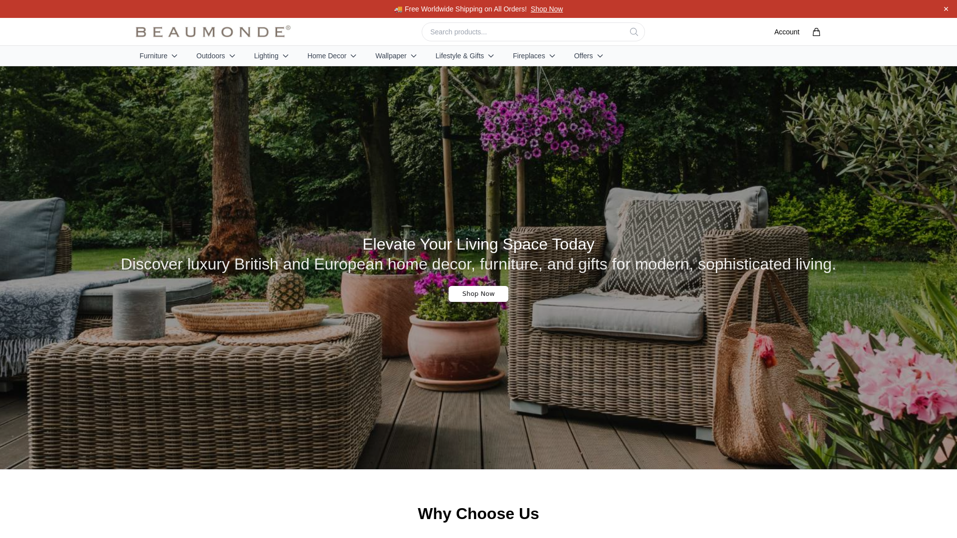 Снимок экрана beaumondeshop.shop