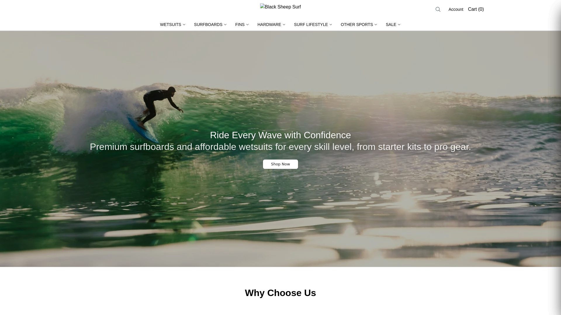 Screenshot of blacksheepsurfcoshop.shop