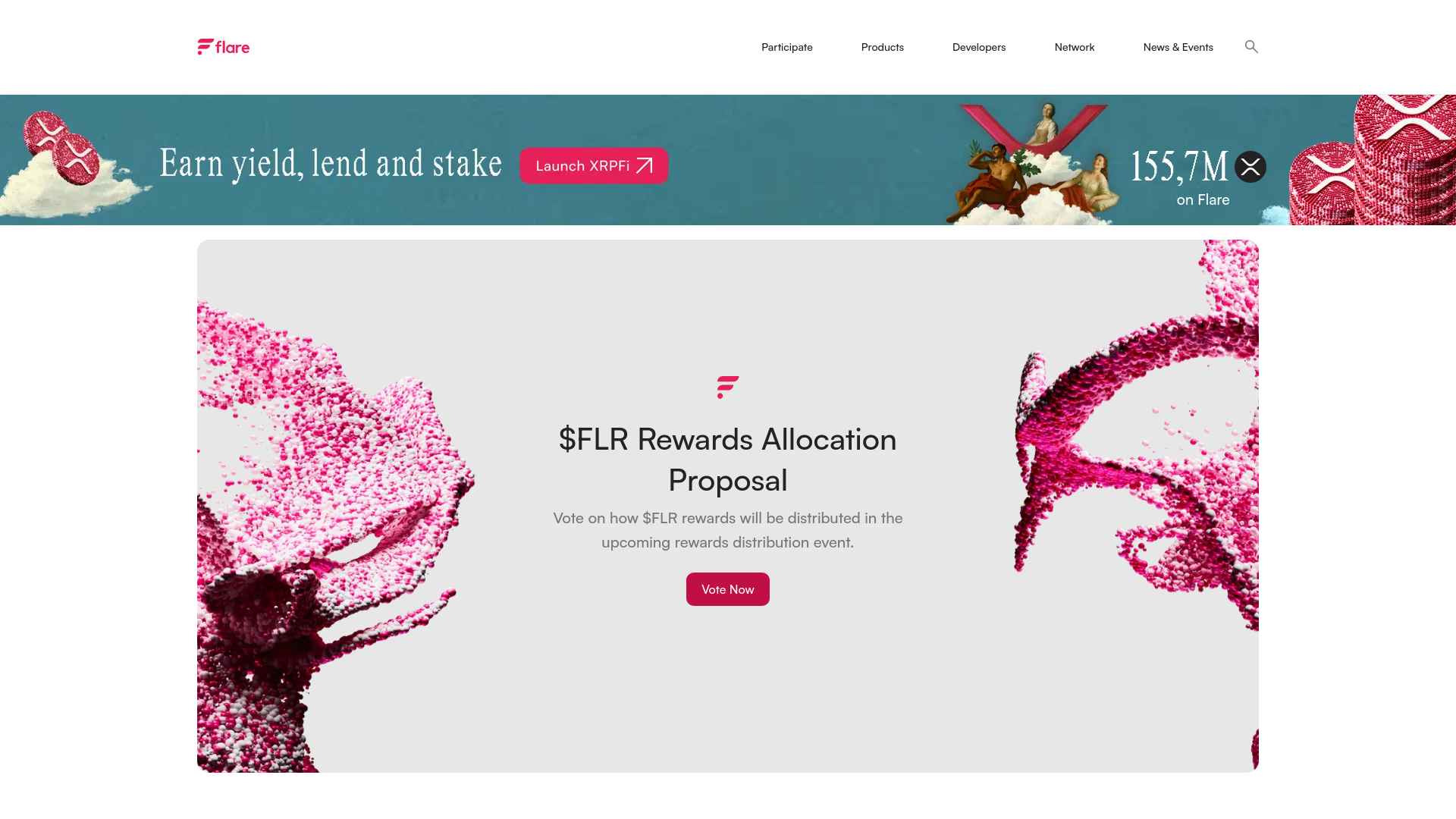 Screenshot of flarenetwork.ink