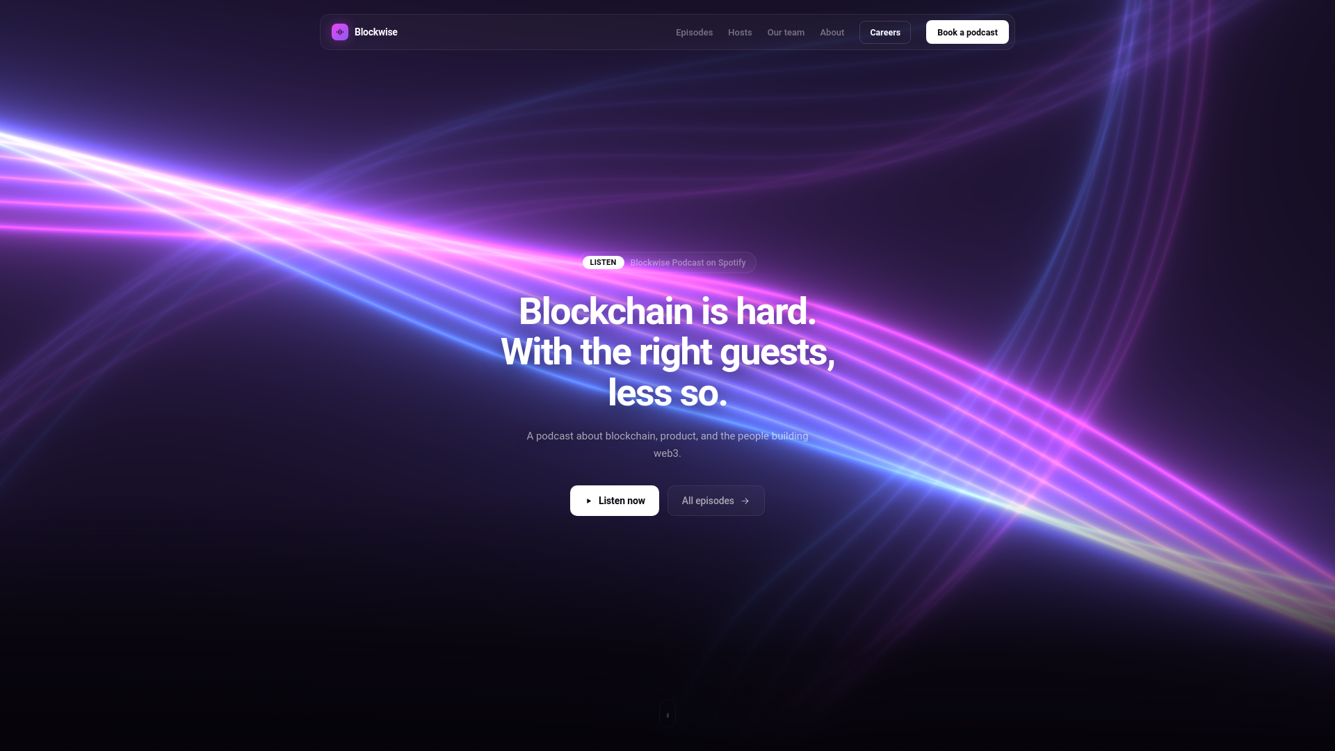 Capture d’écran de blockwisepod.com