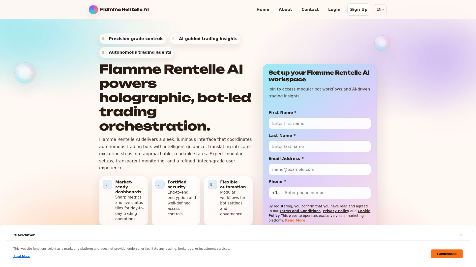 Ảnh chụp màn hình flammerentelleai.digital