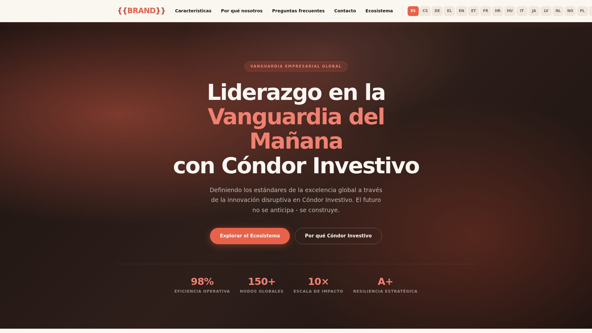 Снимок экрана condorinvestivo.net