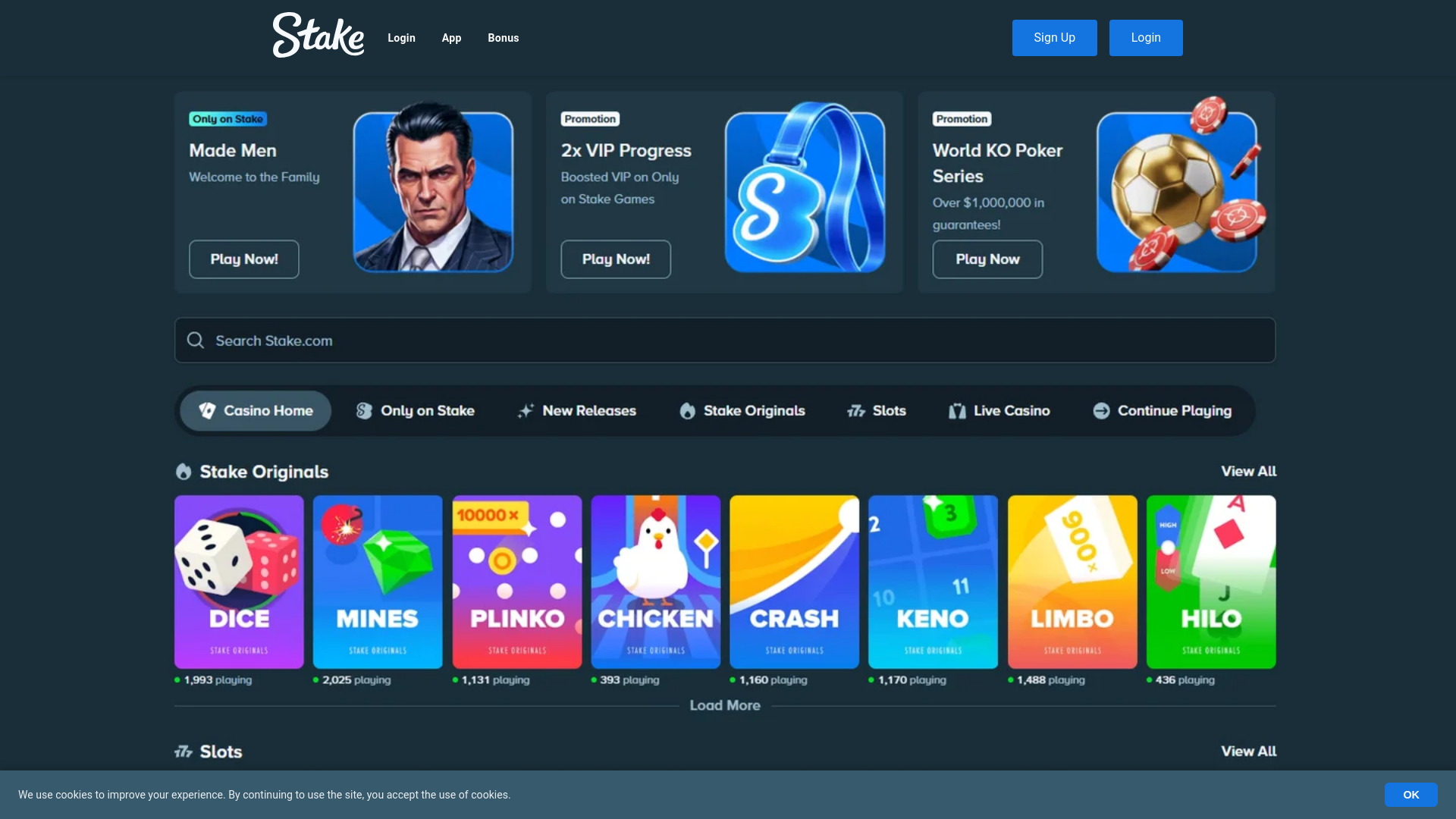 Screenshot of stake-ch.ch