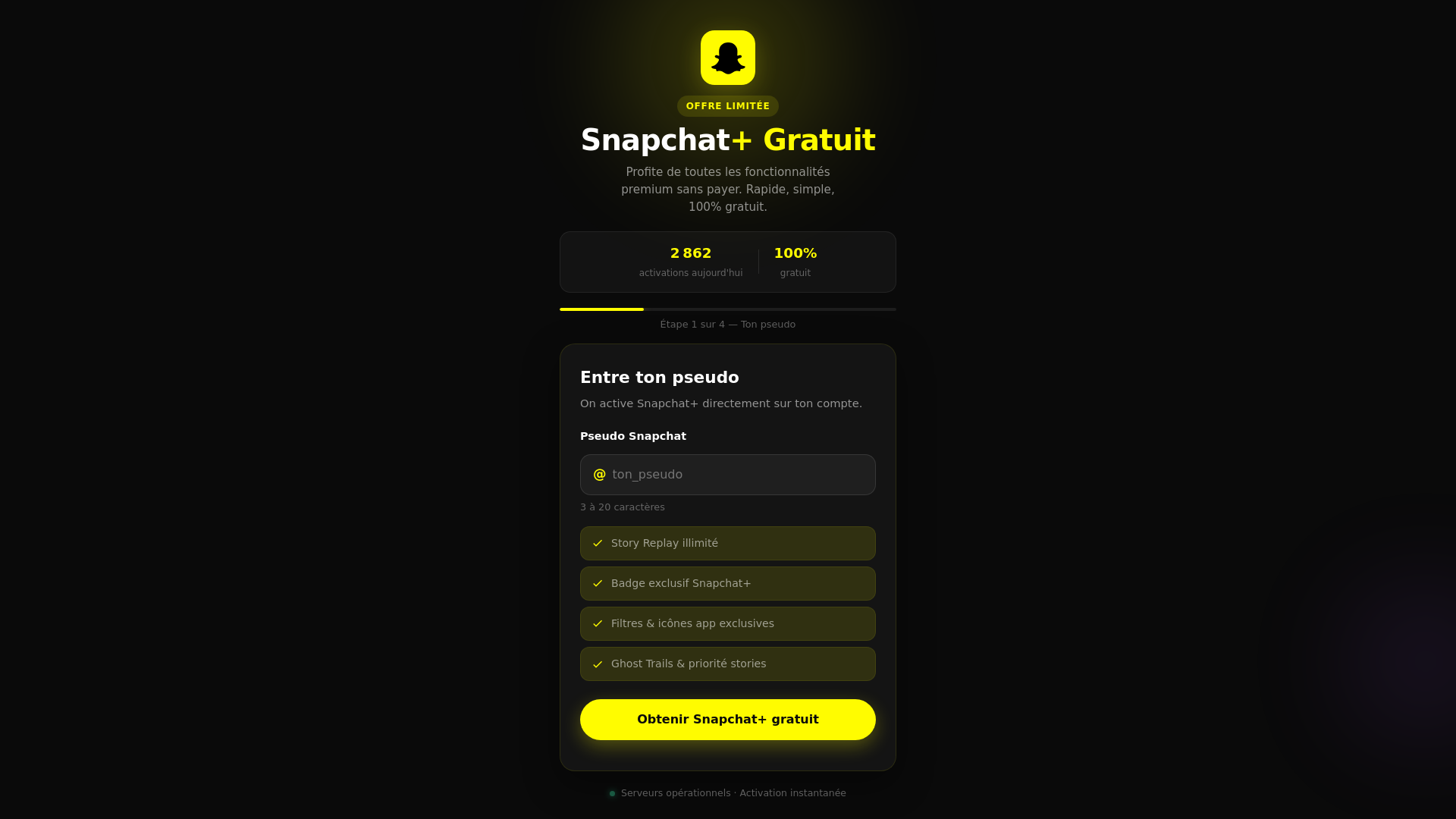 snapplus.live のスクリーンショット