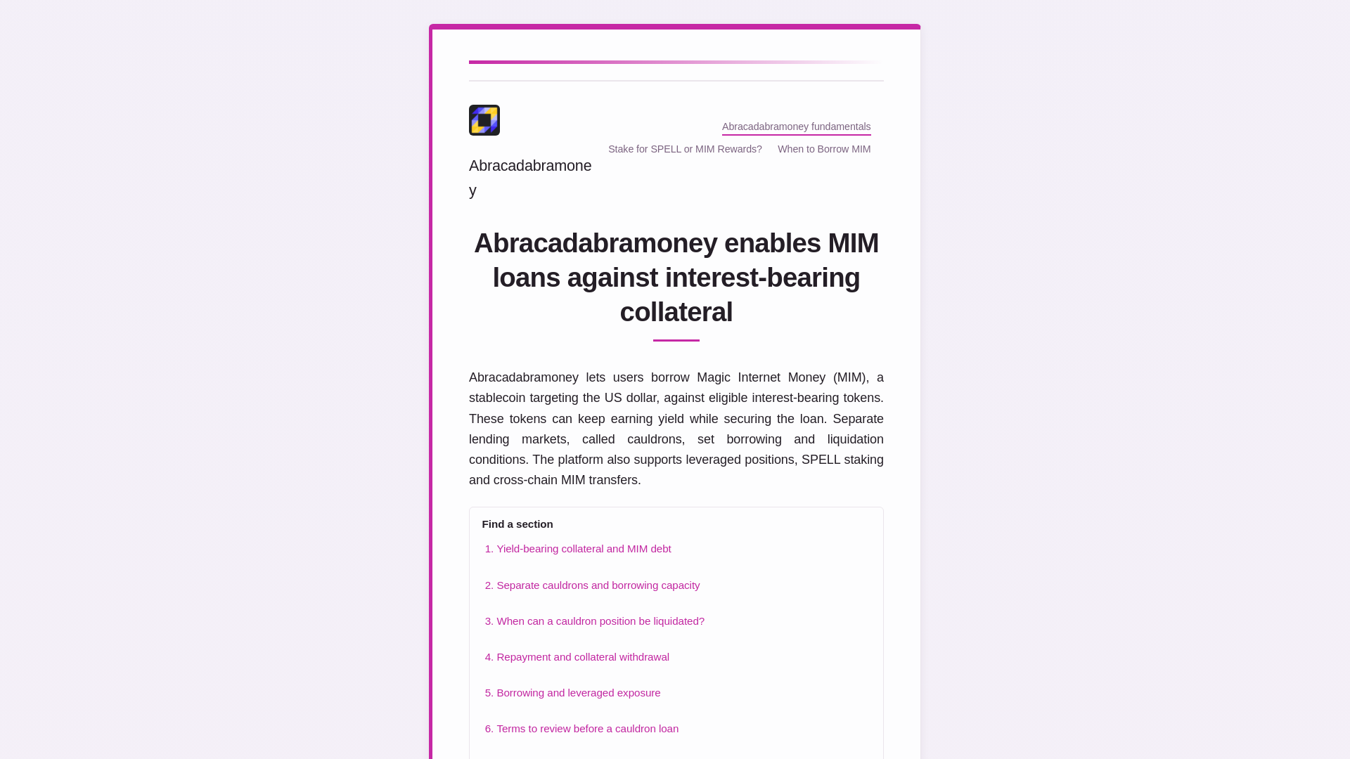 Screenshot of abracdaabramoney.com
