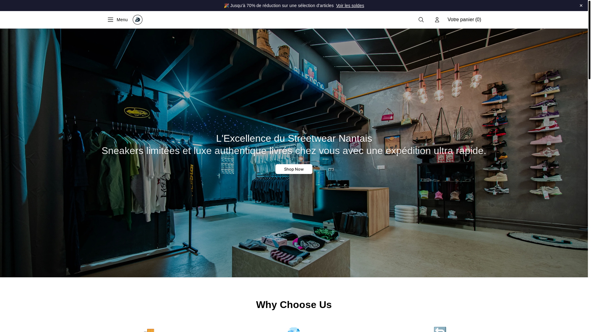 Screenshot von bluedropboutique.shop
