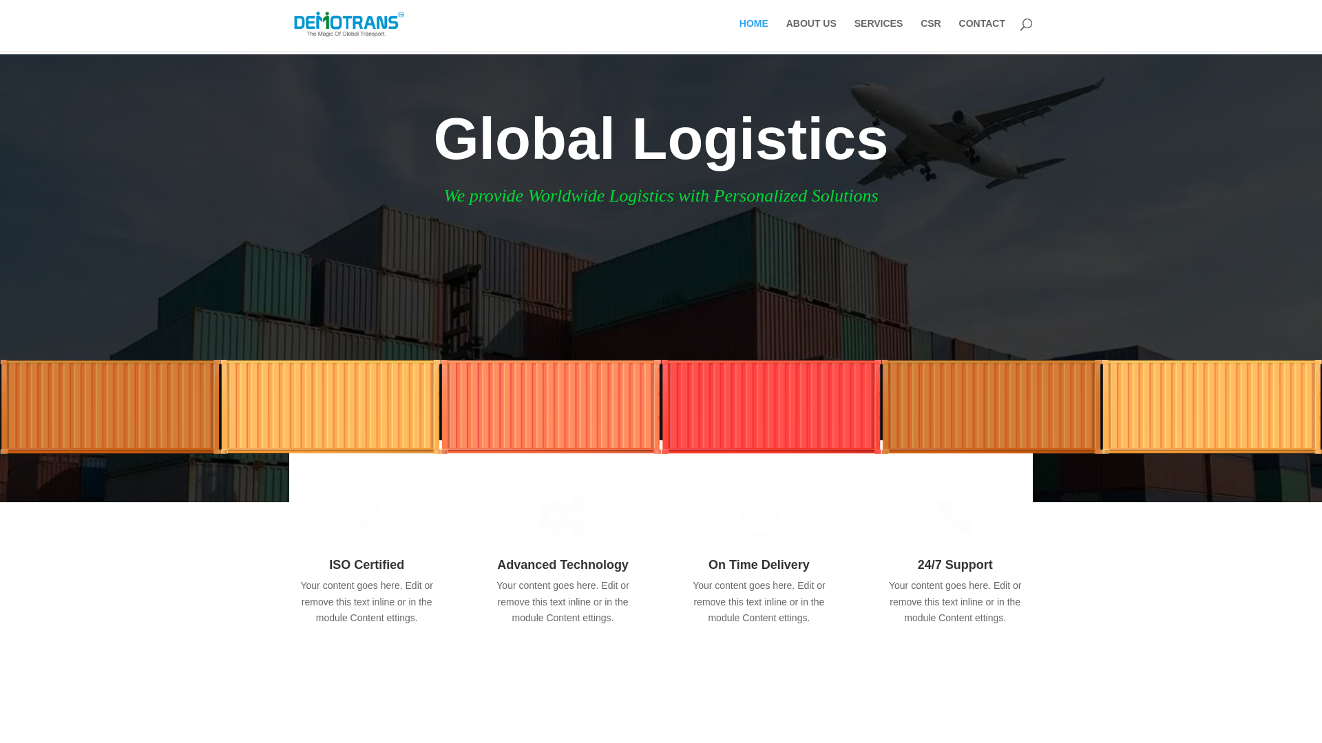 Снимок экрана demotrans.com.bd