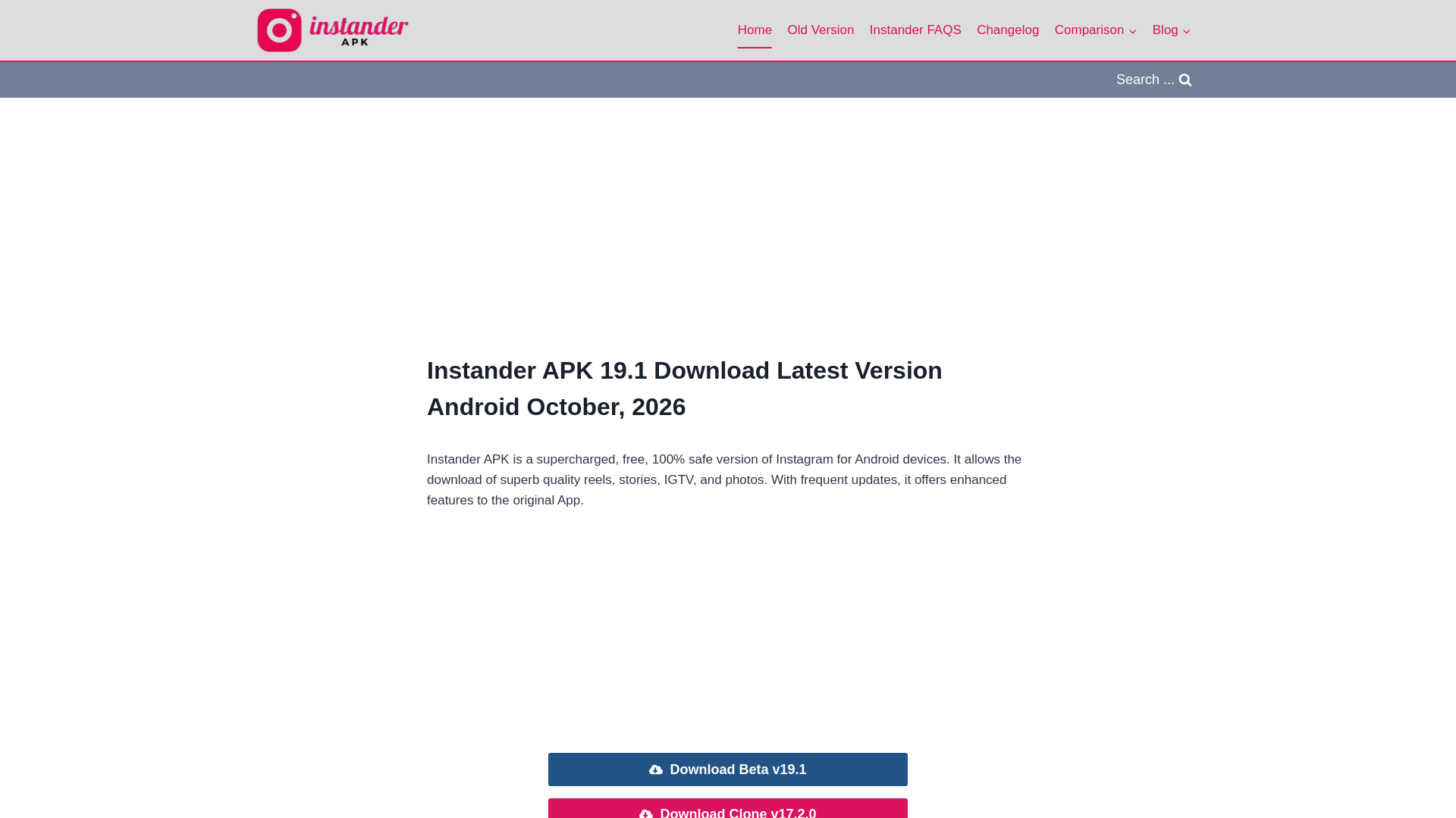 Screenshot of iinstanderapk.com