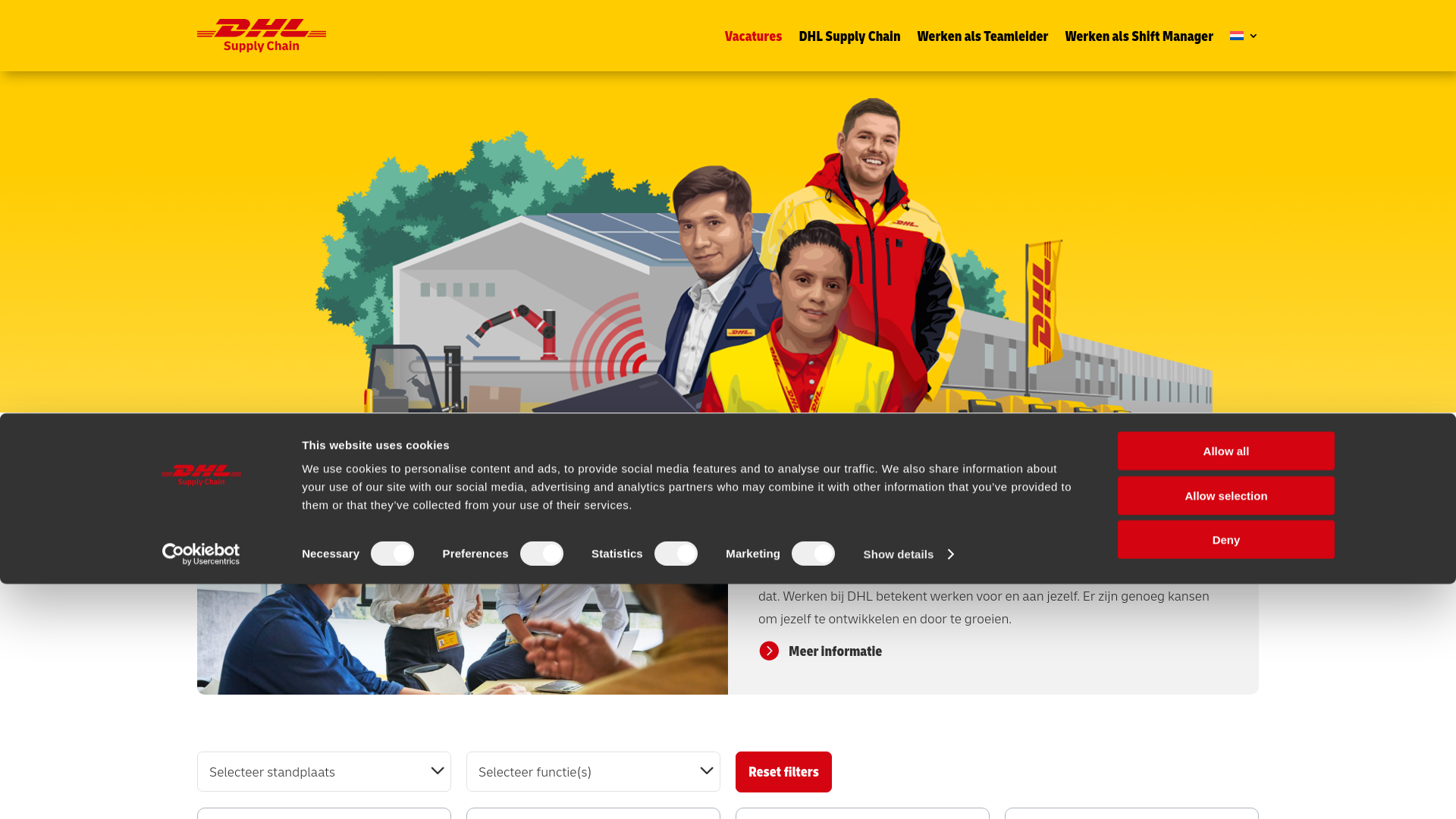Screenshot of kombijdhl.nl
