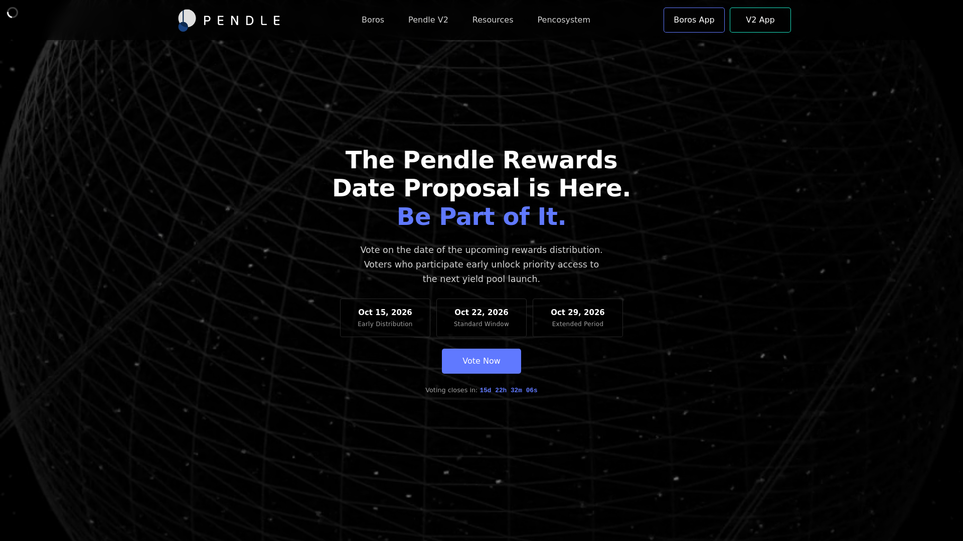 Screenshot of pendle-ecosystem.icu