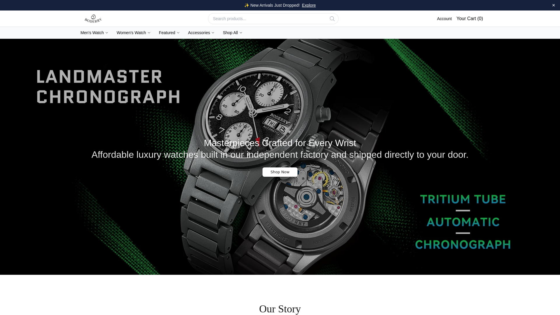 Screenshot of boderryhq.shop