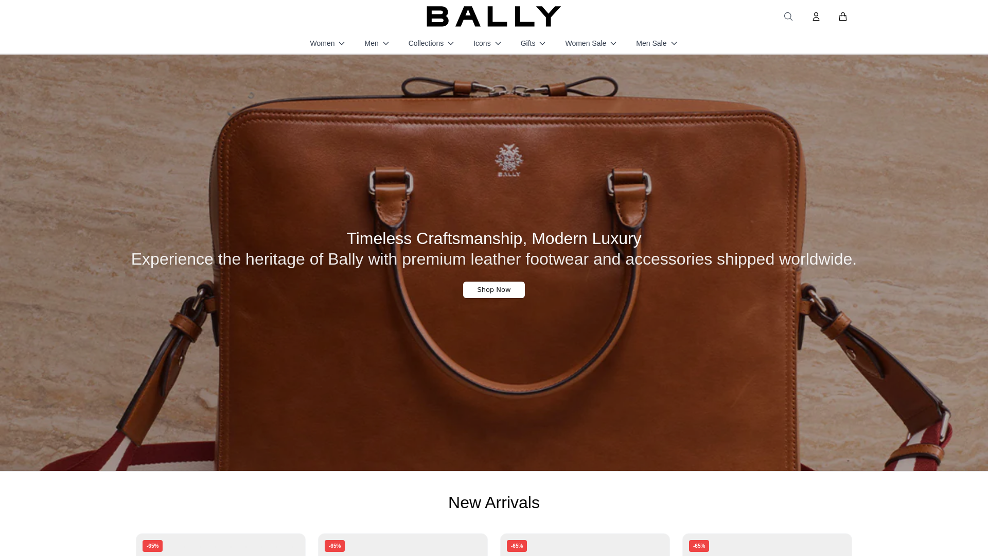 Screenshot of ballis.shop