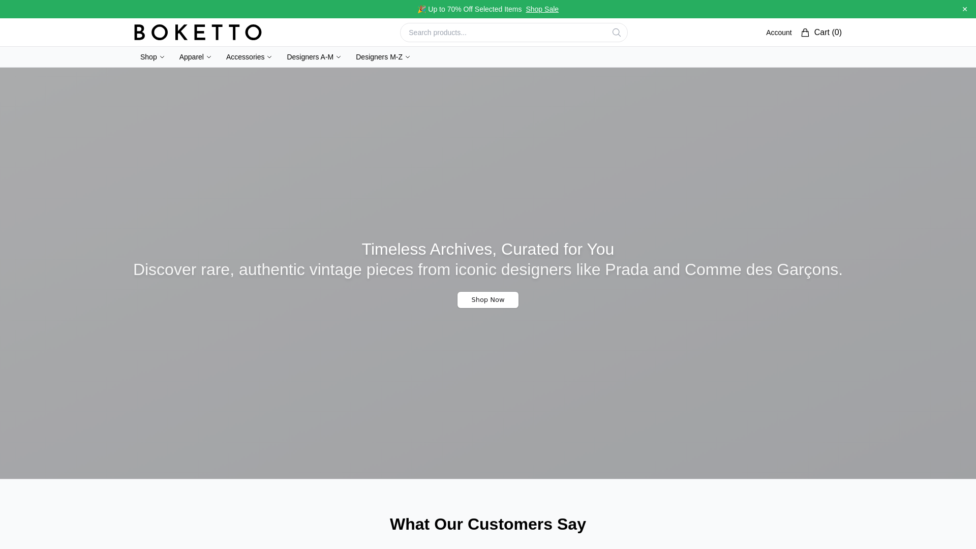 Screenshot of bokettofashion.shop
