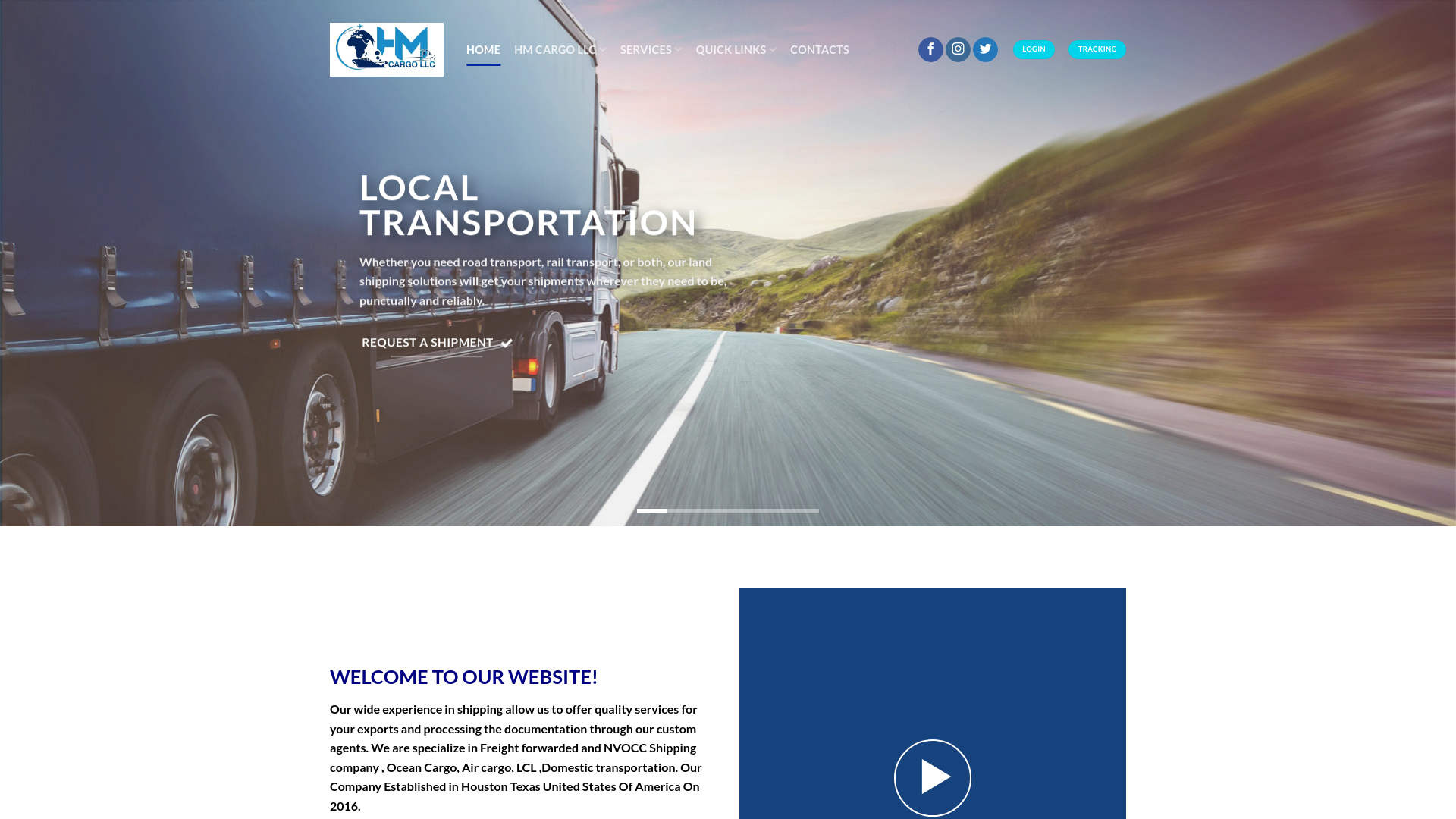 Screenshot von hmcargollc.com