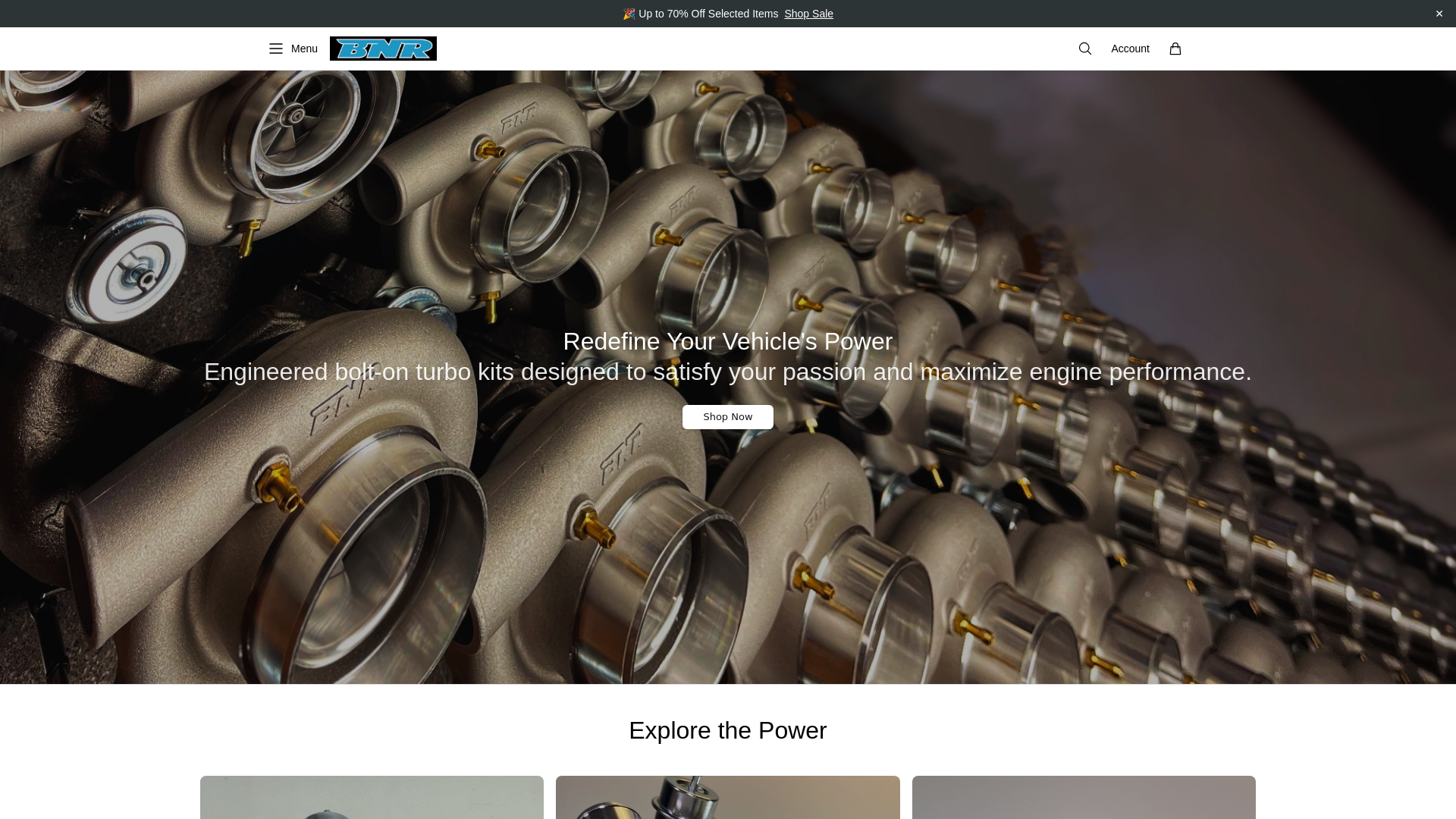 Screenshot of bnrturbosstore.shop