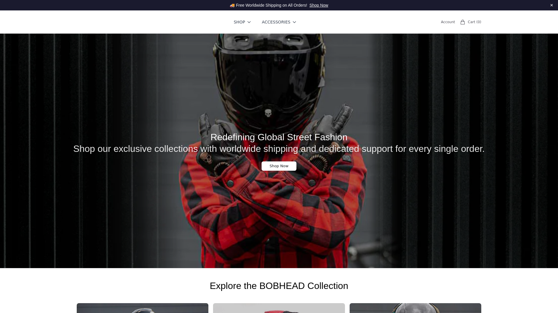 Screenshot of bobheadstudio.shop