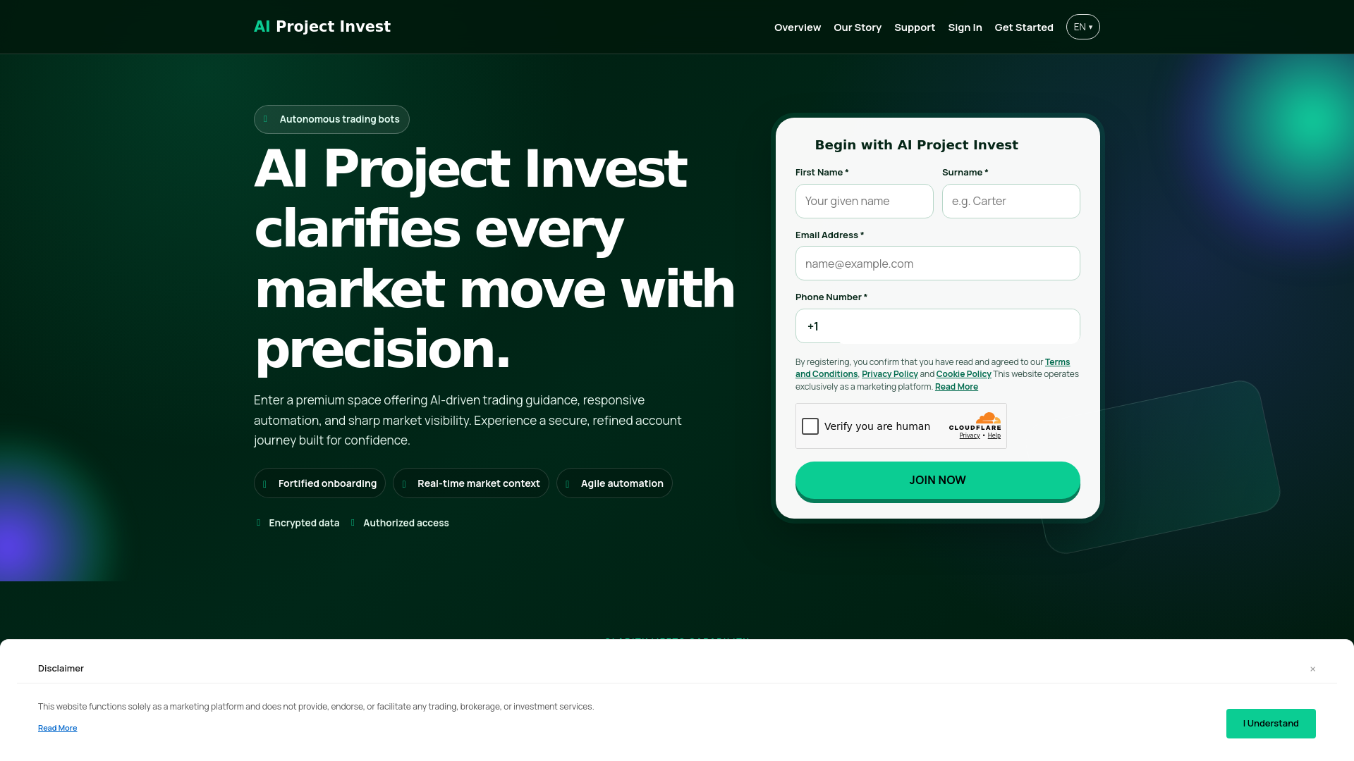 Screenshot of ai-project-invest.shop
