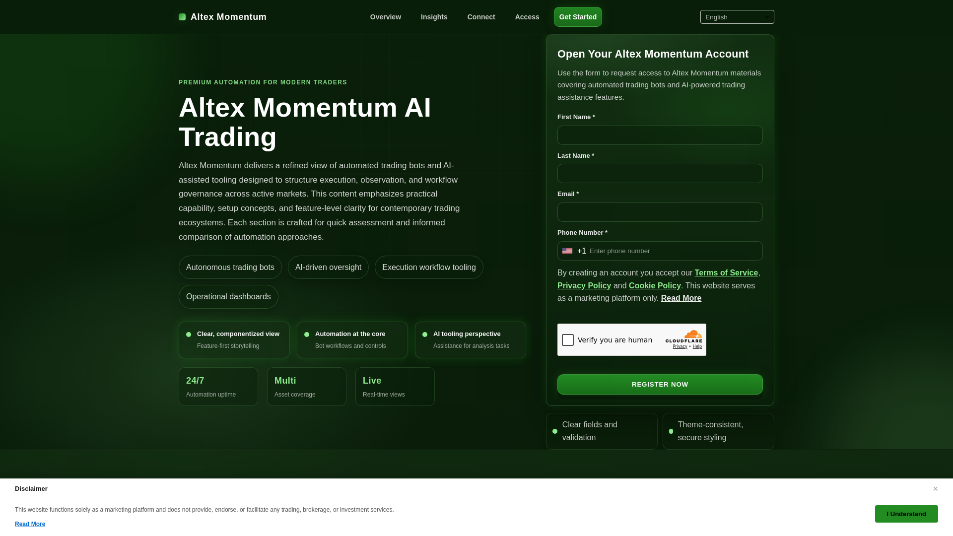 Screenshot of altexmomentum.click