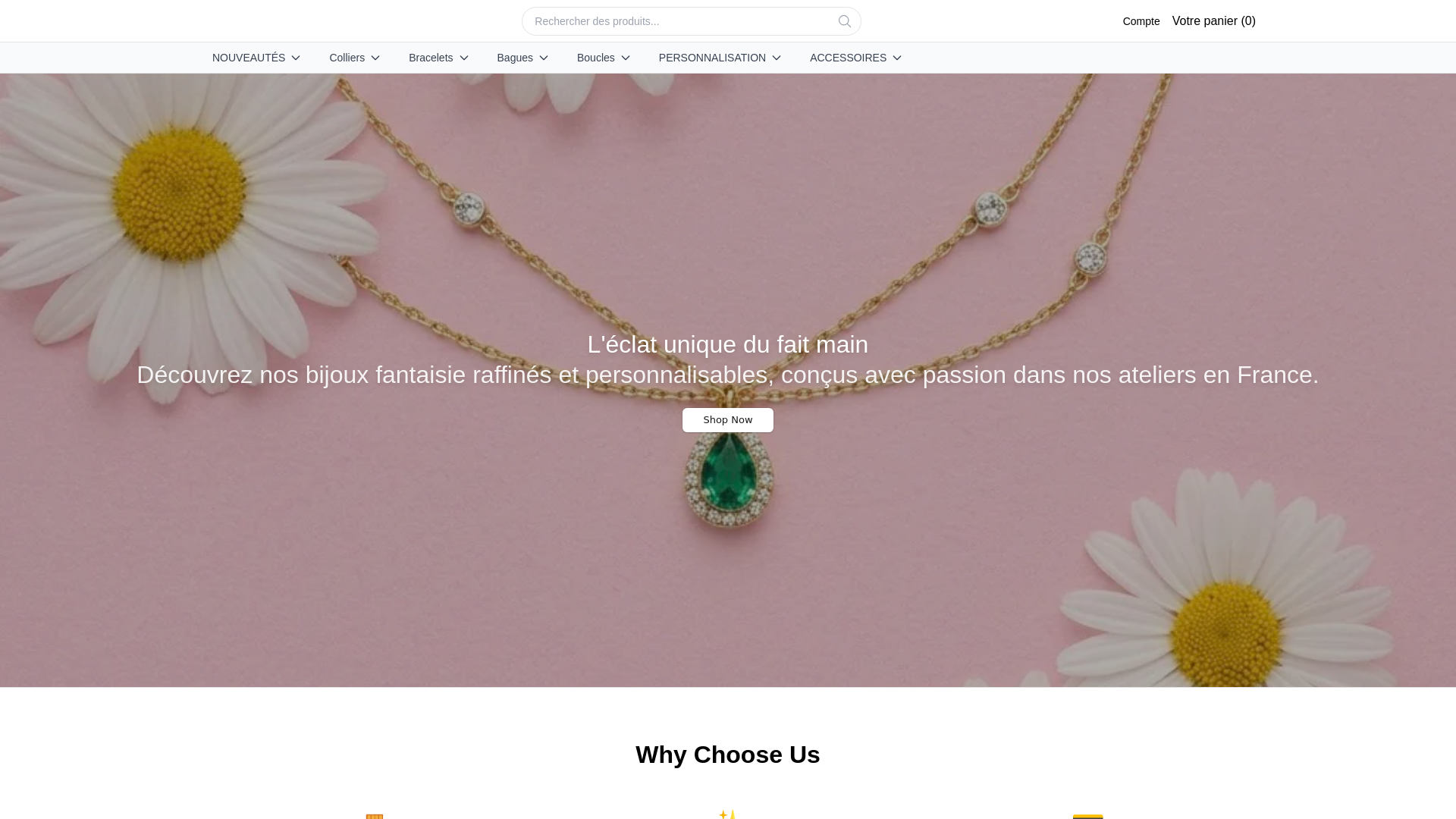 Screenshot of aparanjanparisjewels.shop