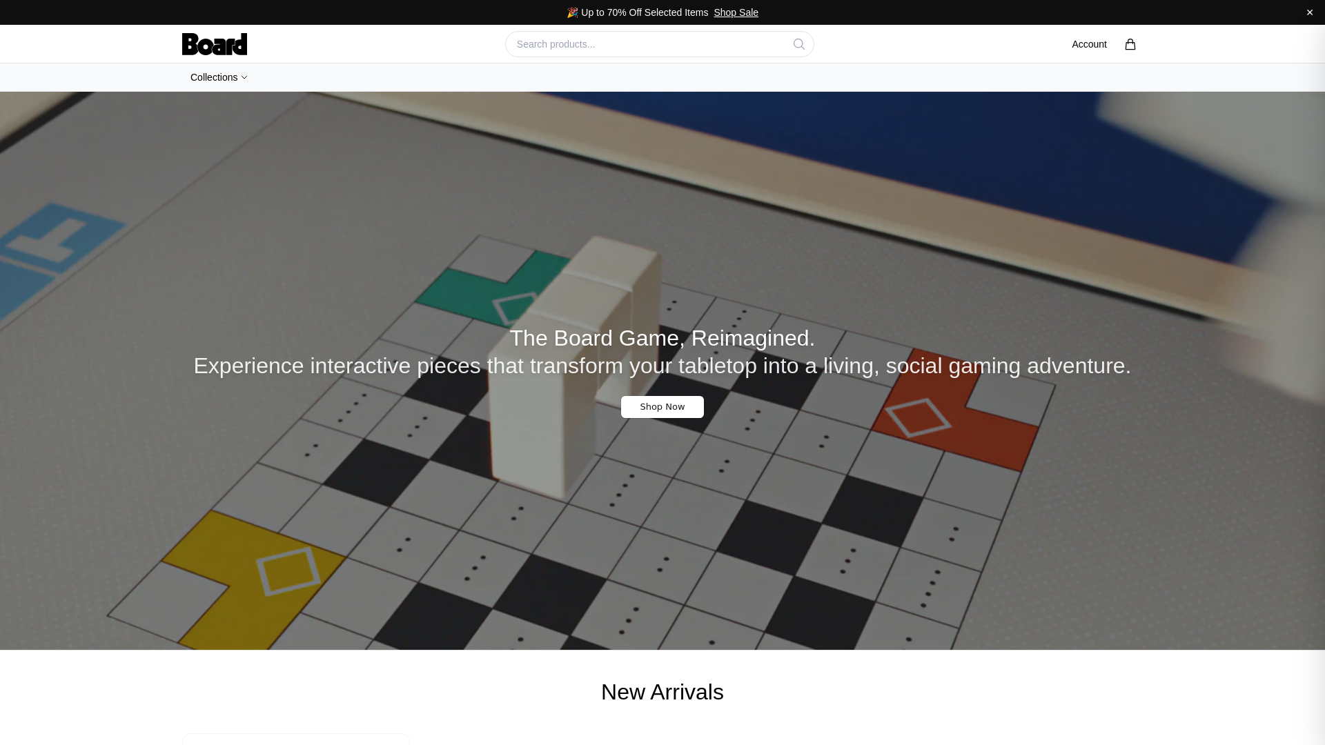 Screenshot of boardcollection.shop