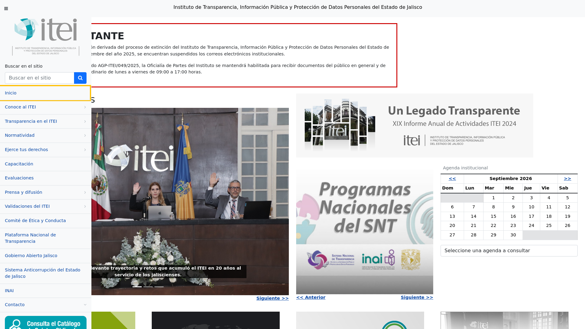 Screenshot of itei.org.mx
