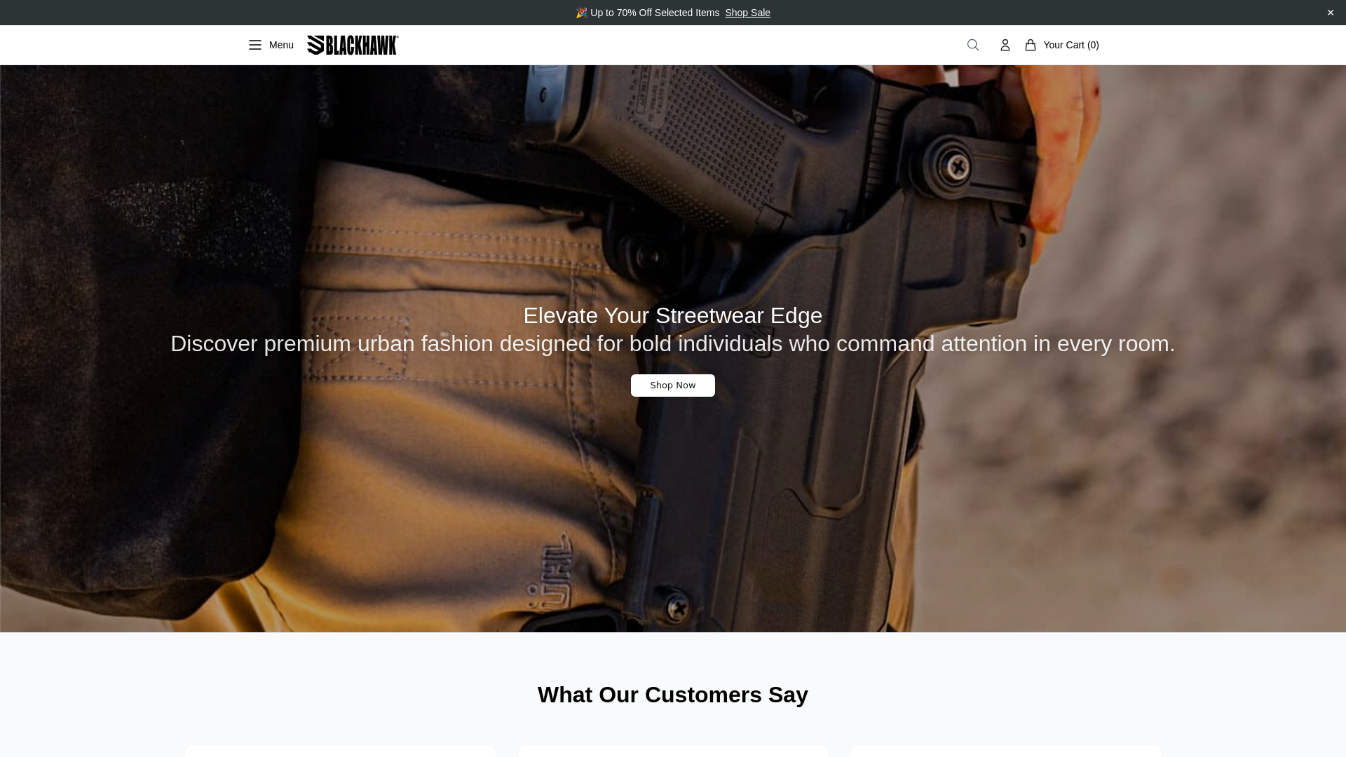 Tangkapan layar blackhawkshop.shop