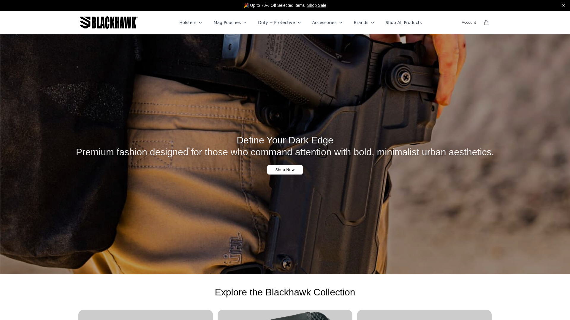 Tangkapan layar blackhawkoutdoor.shop