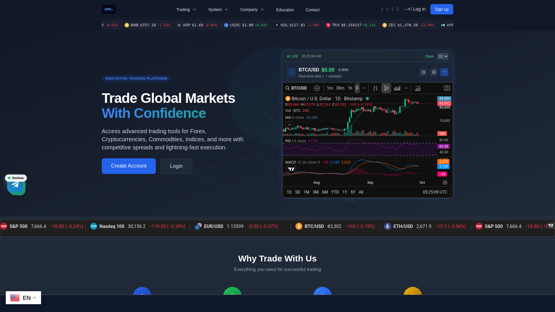 Screenshot of helixtrustchain.com
