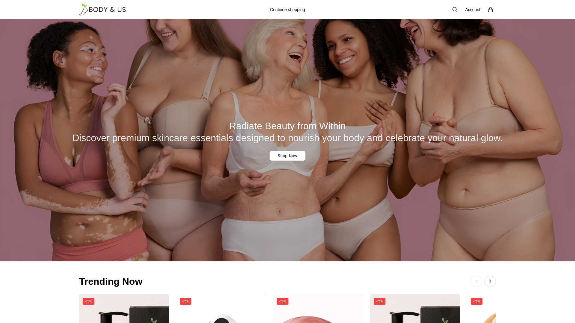 Screenshot of bodivibe.shop