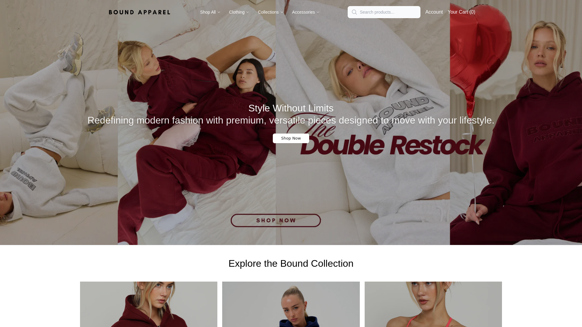 Screenshot of bndapparel.shop
