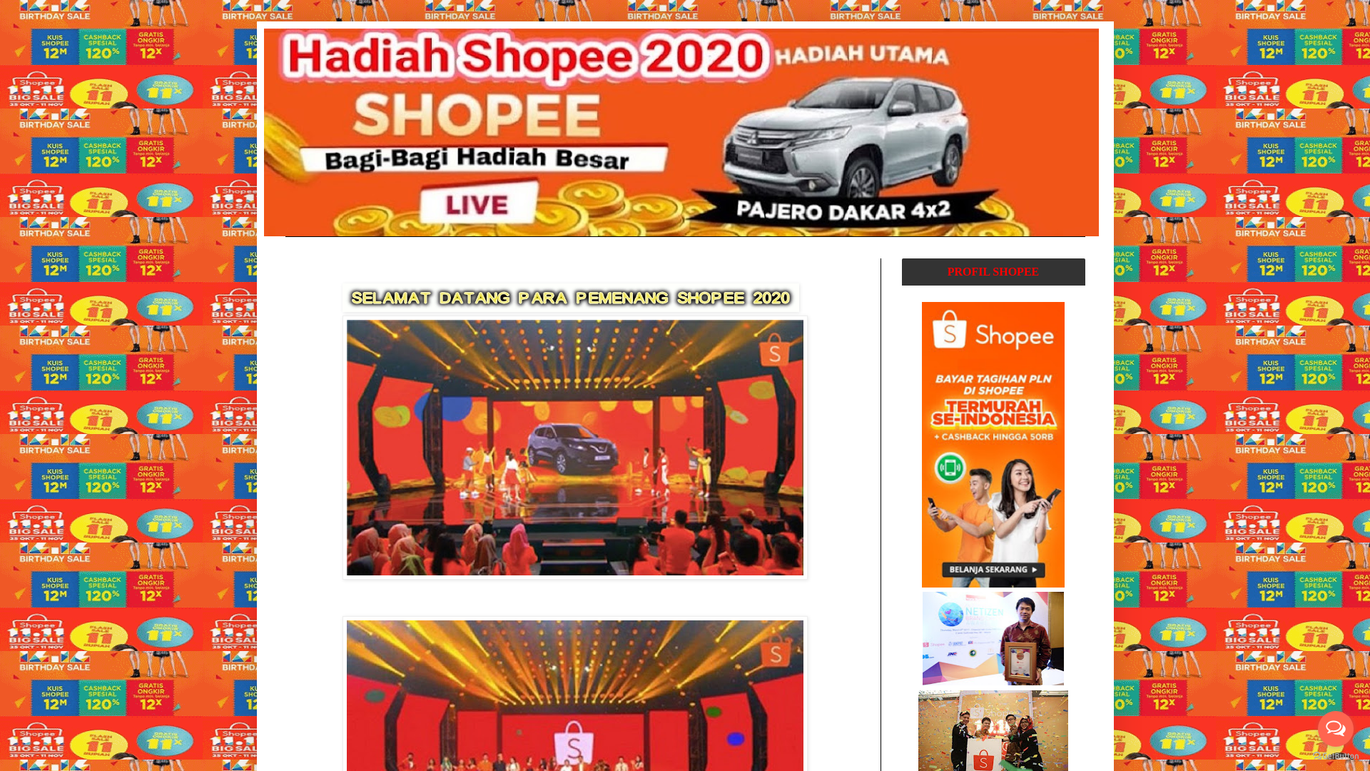 Screenshot of hadiahshopee3232.blogspot.com