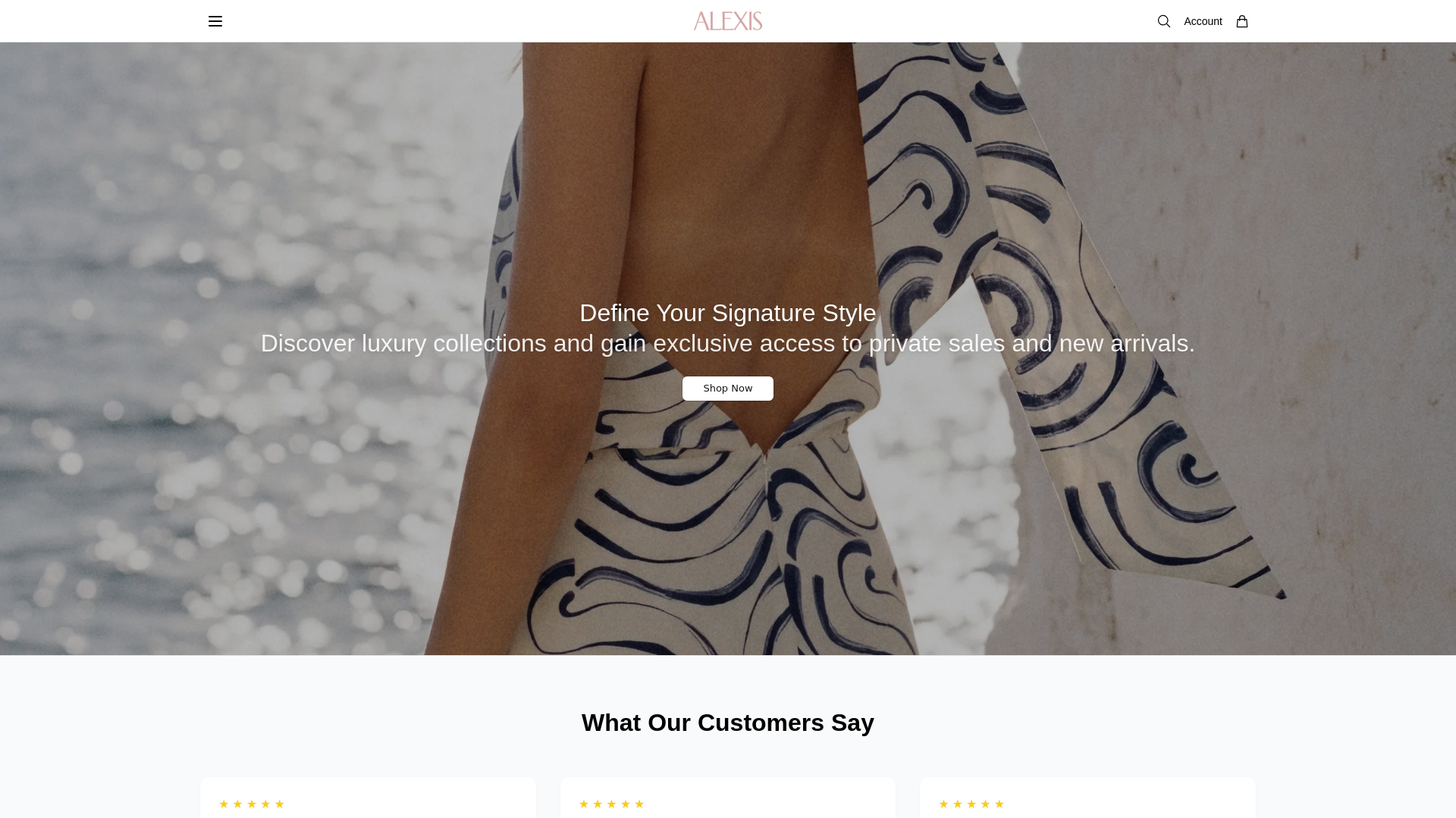 Screenshot of alexisstudio.shop