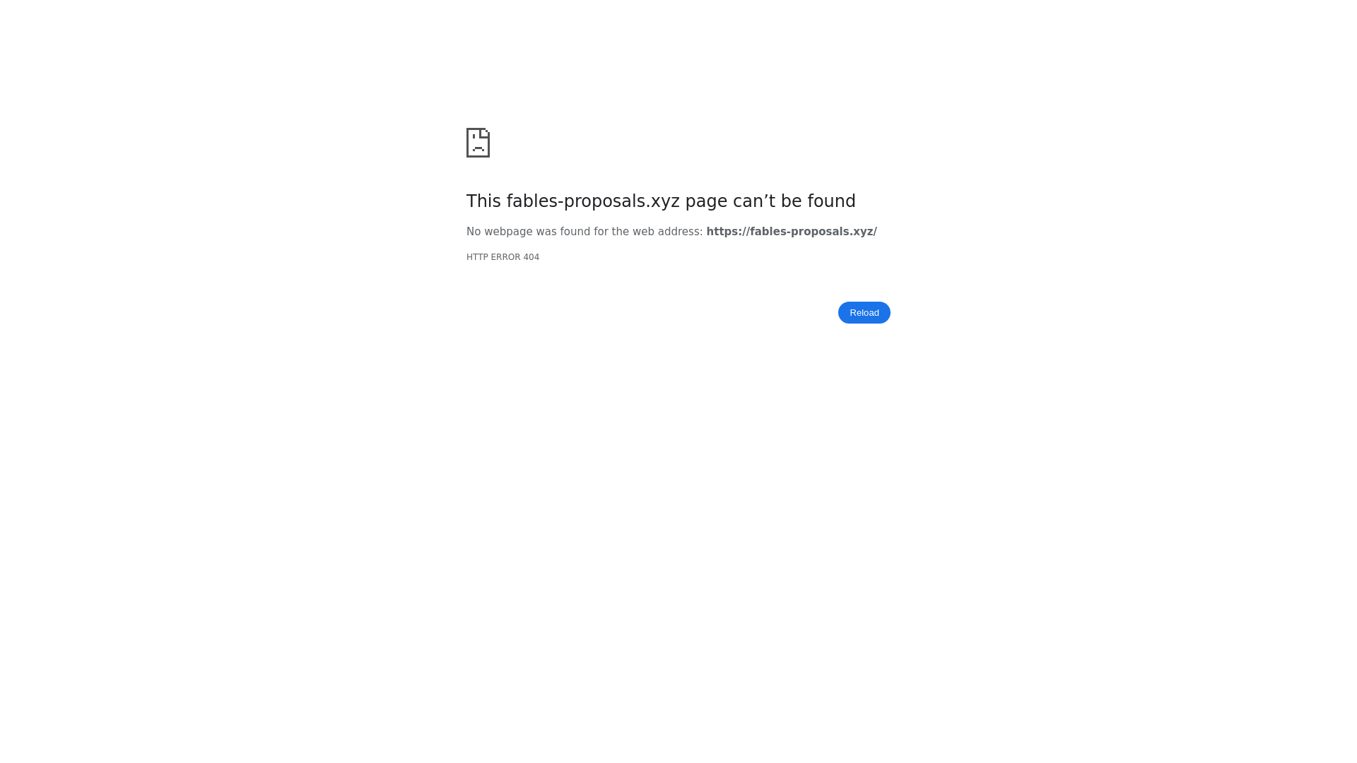 Screenshot of fables-proposals.xyz