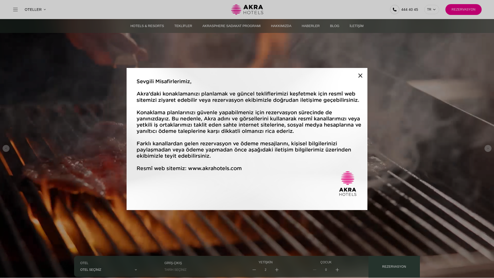 Снимок экрана akrahoteltr.sbs