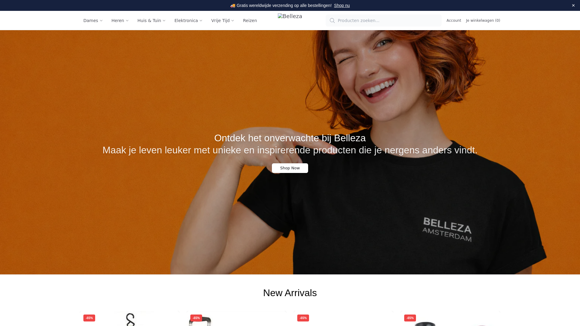Screenshot of belvantage.shop