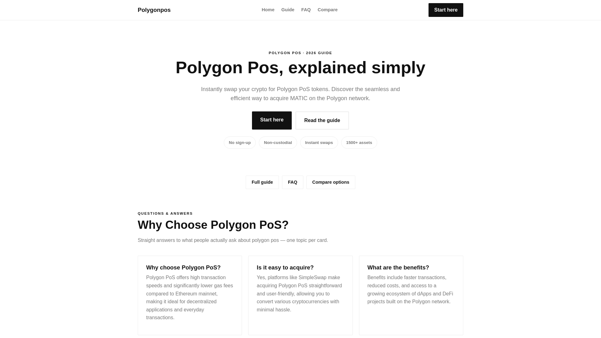 Снимок экрана polygonpos.xyz