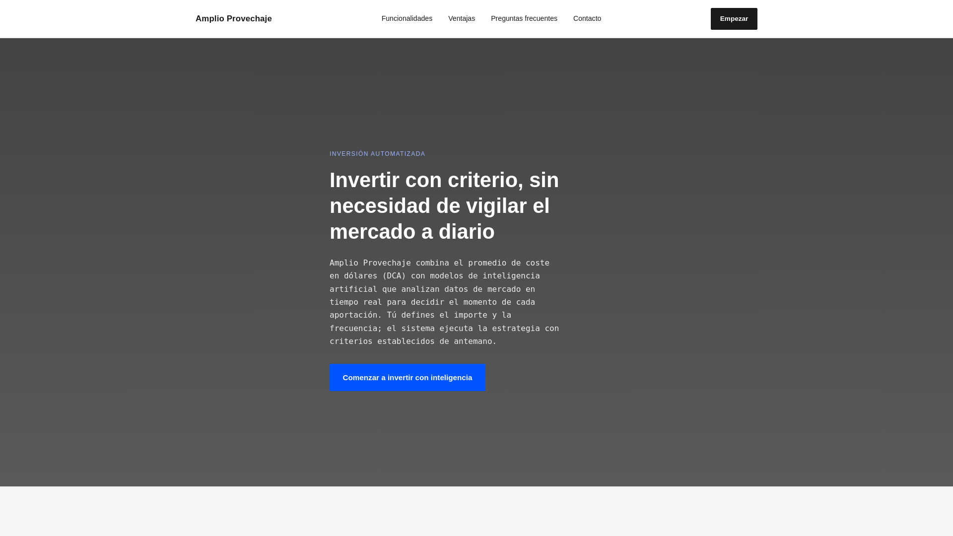 Screenshot of amplioprovechaje.net