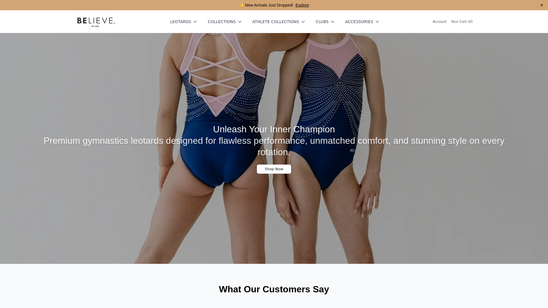 Screenshot of belivestretch.shop