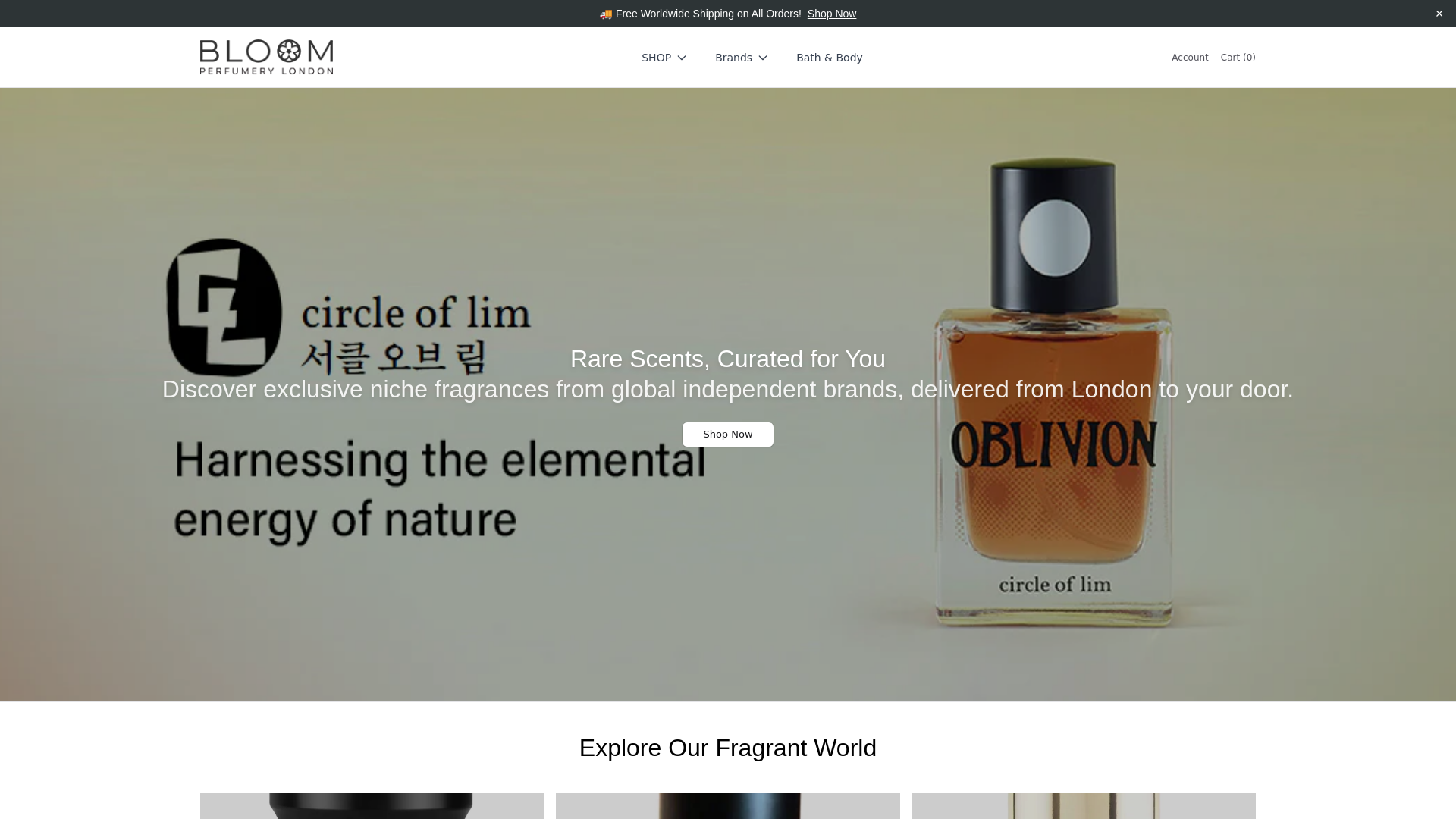 Screenshot of bloomperfumeshop.shop