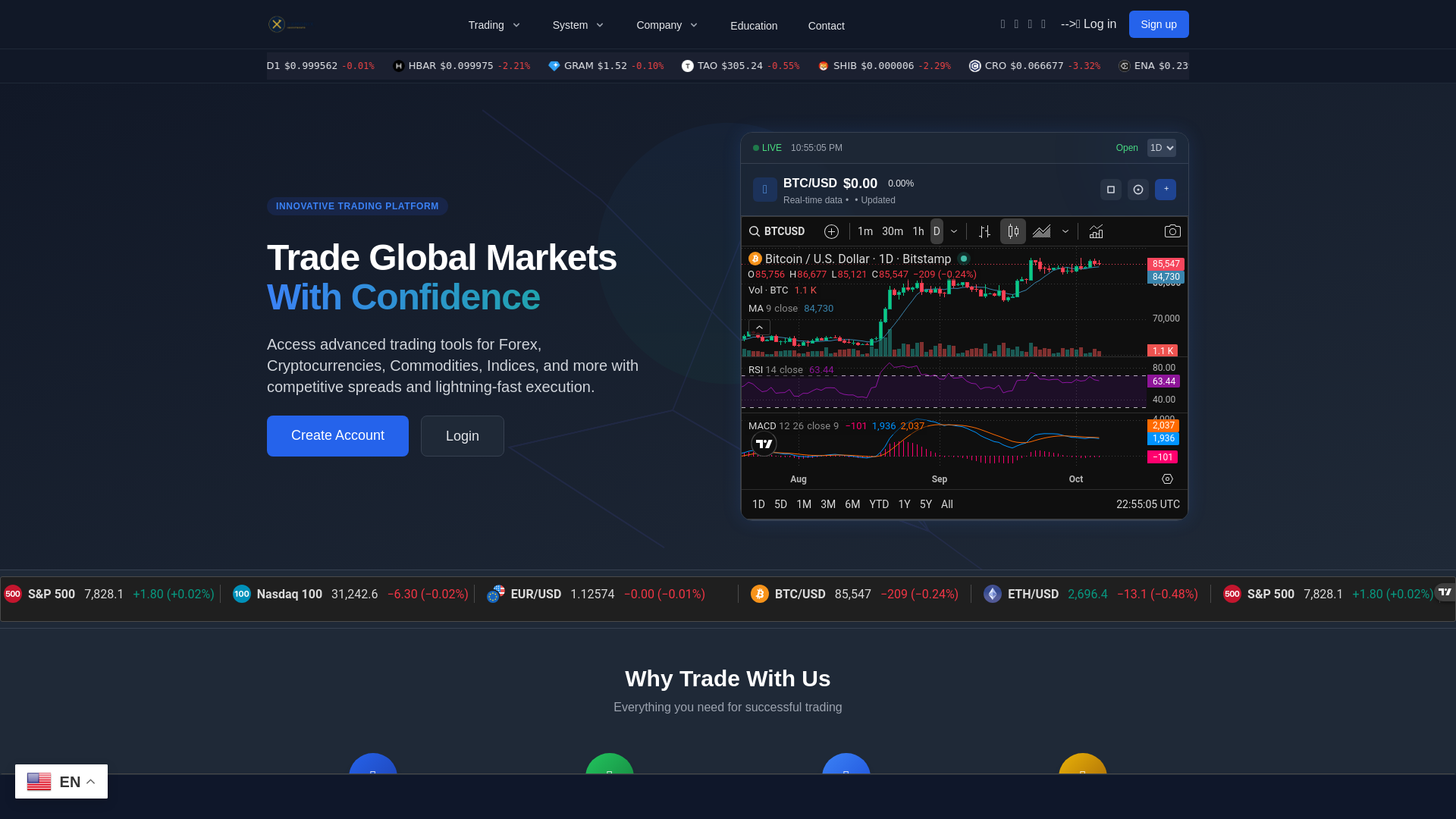 Screenshot of exmonix.com