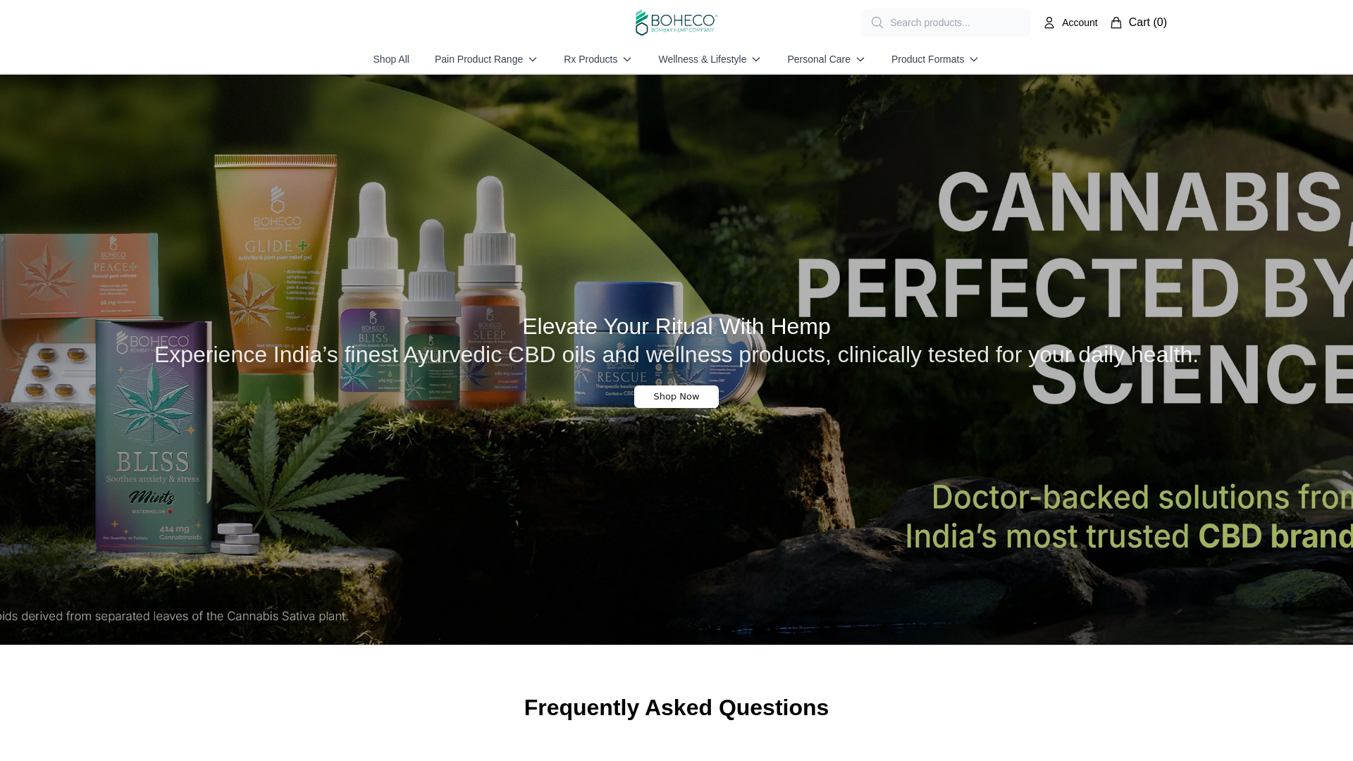 Screenshot of bohespirit.shop