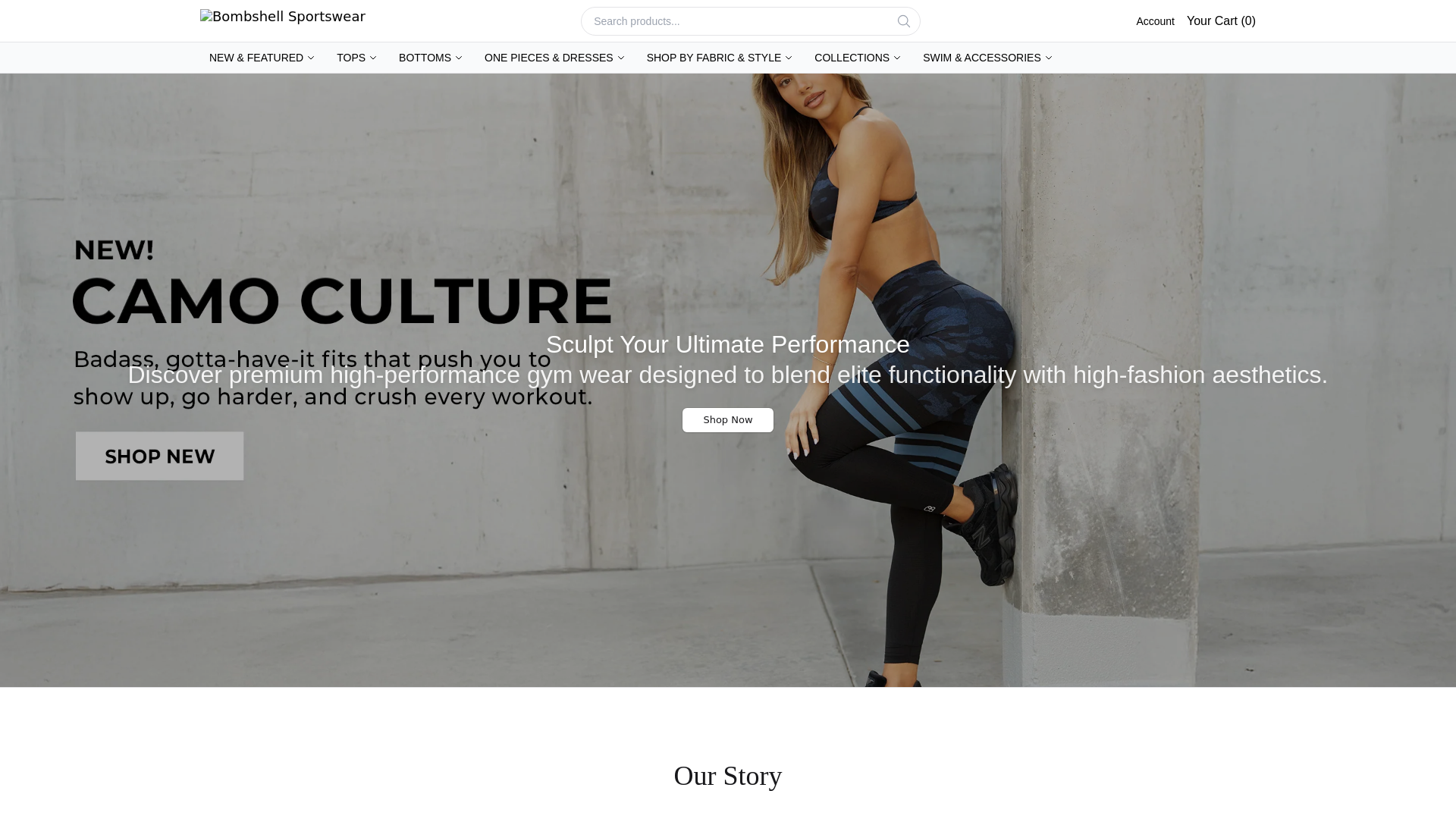 Screenshot of bombshellstyledirect.shop