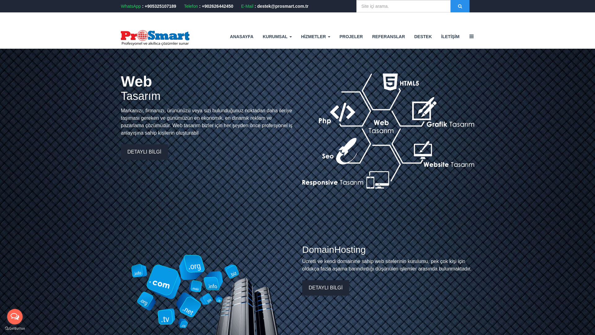 Screenshot of prosmart.com.tr