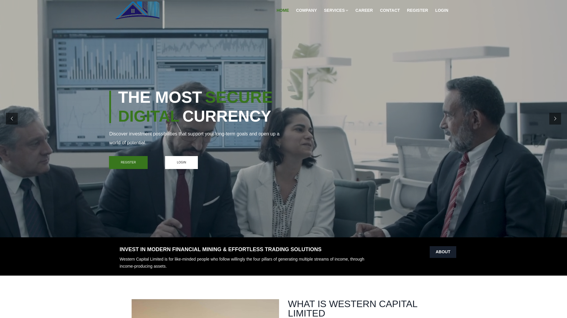 westerncapitalslimited.ltd のスクリーンショット