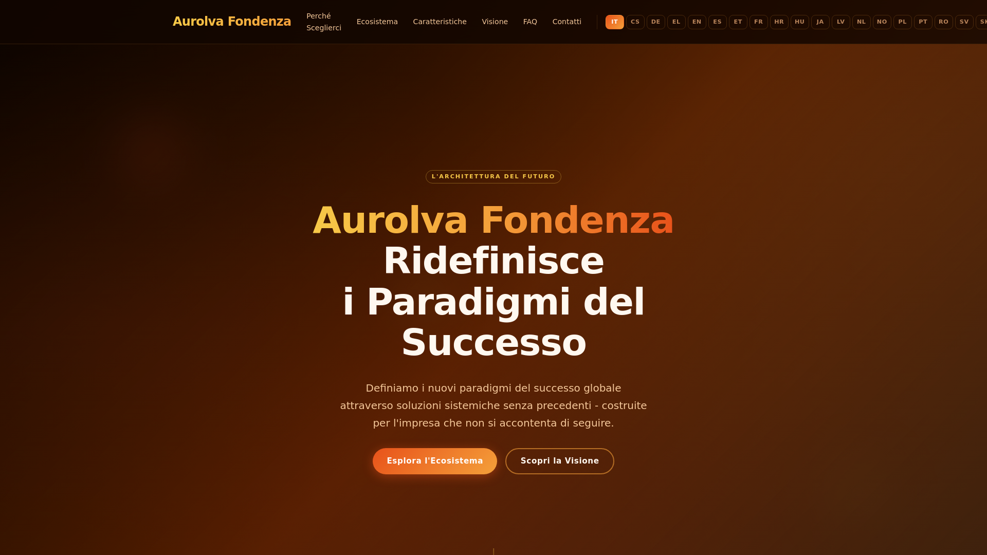 Screenshot of aurolvafondenza.net