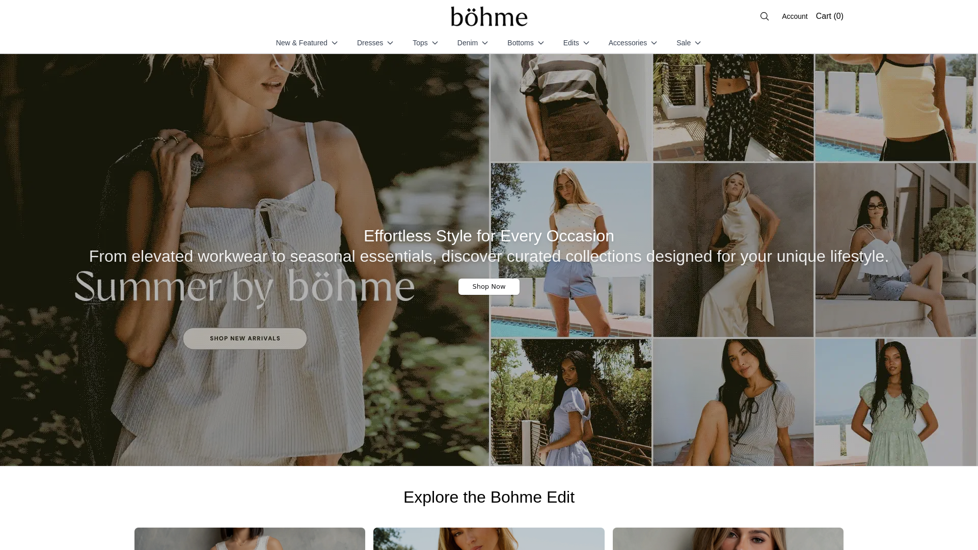Screenshot of bhmluxe.shop