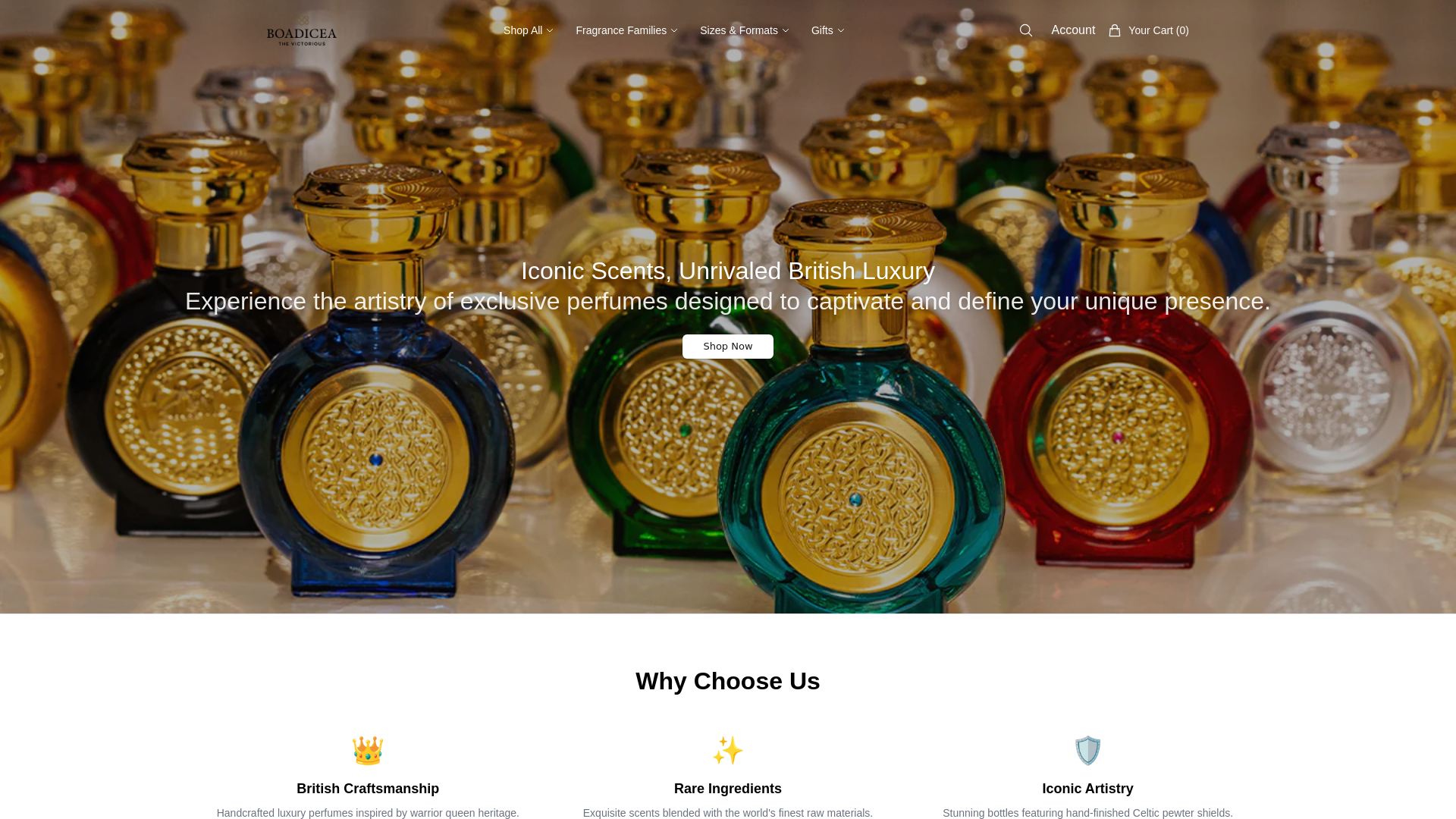 Screenshot of boadiceathevictoriousshop.shop