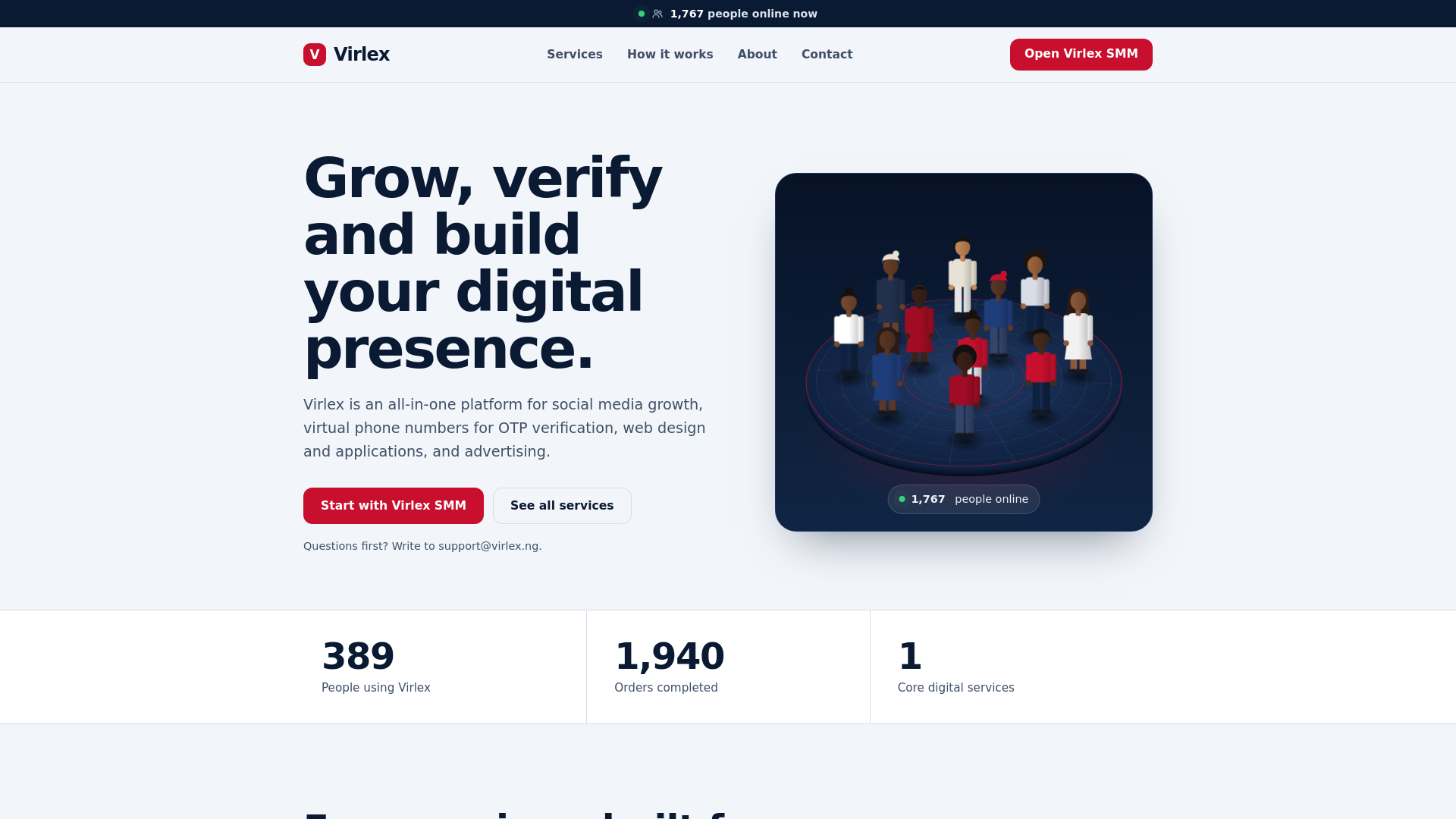 Screenshot of virlex.ng