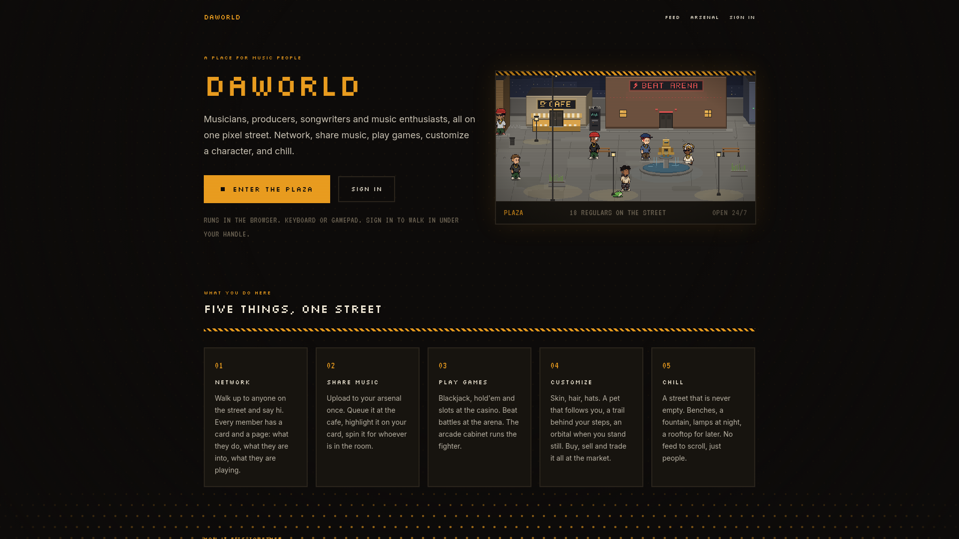 Screenshot of daworld.gg